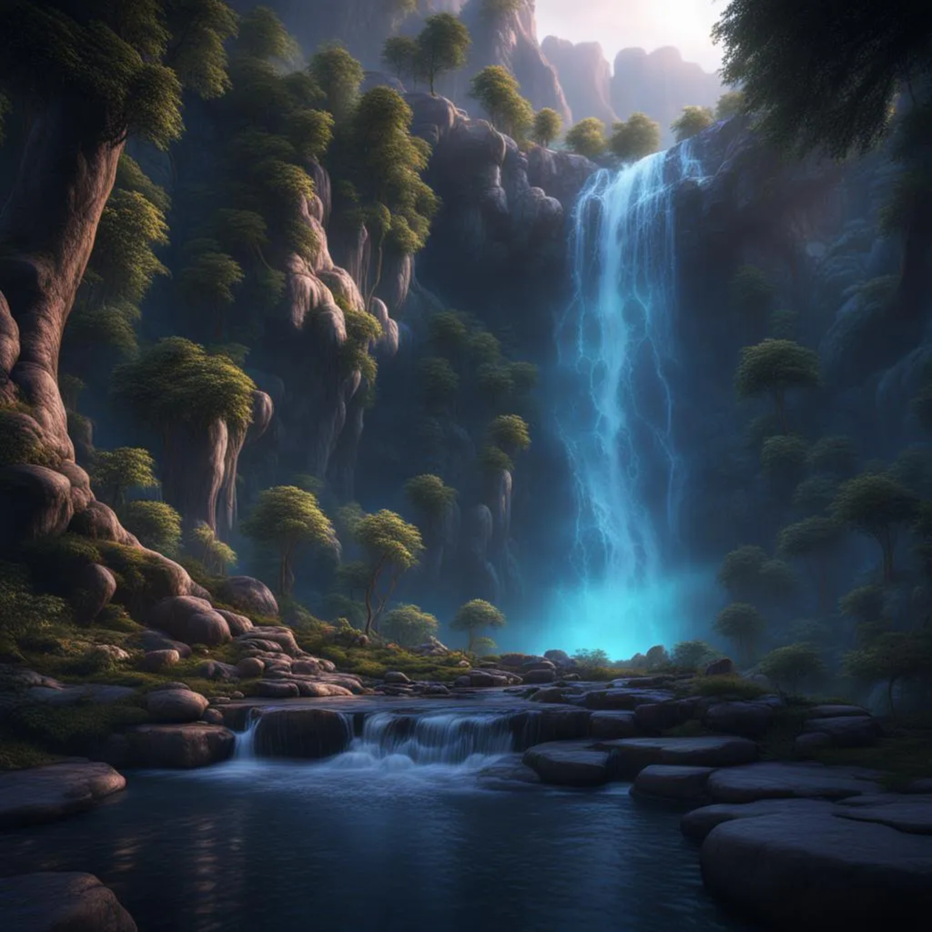 😴 8-Hour Sleep Oasis: White Noise with Tranquil Waterfall episode artwork