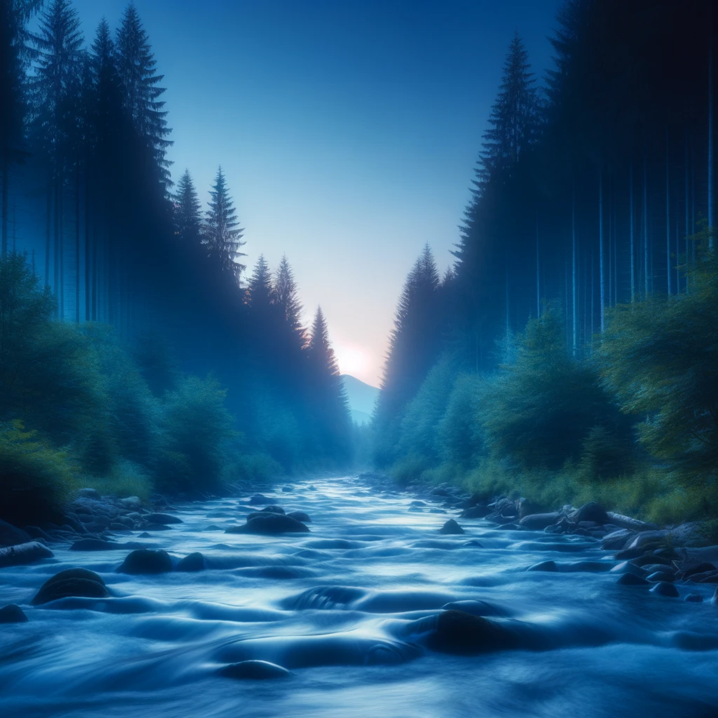 🌊 8 Hours of White Noise & Gentle River Flow for Deep Sleep