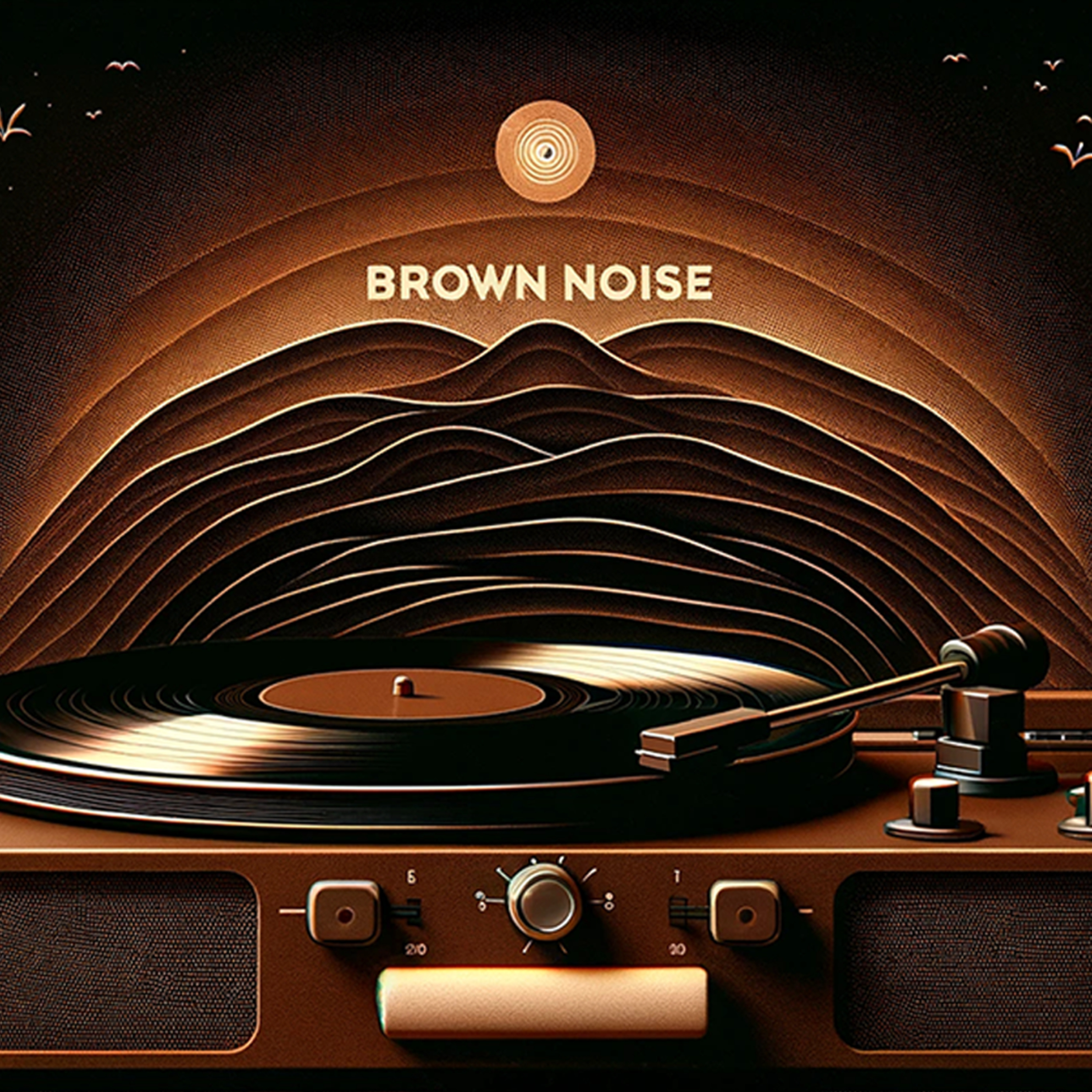 🌜 8 Hours of Brown Noise & Vinyl Crackle for Tinnitus Relief, Deep Sleep & Focus episode artwork