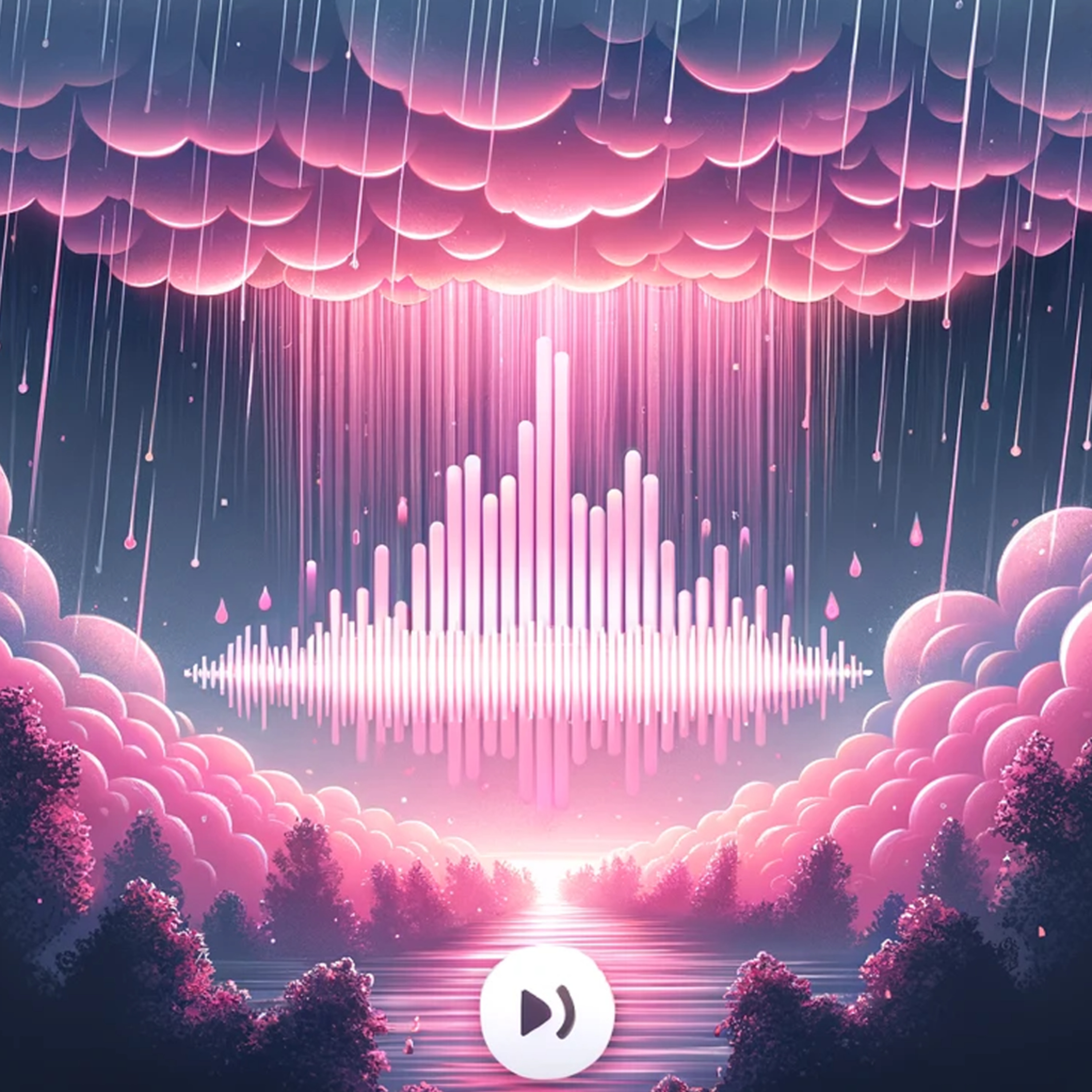 🌧️ 8-Hours of Pink Noise & Rain 🌜 Tinnitus Relief & Deep Sleep episode artwork