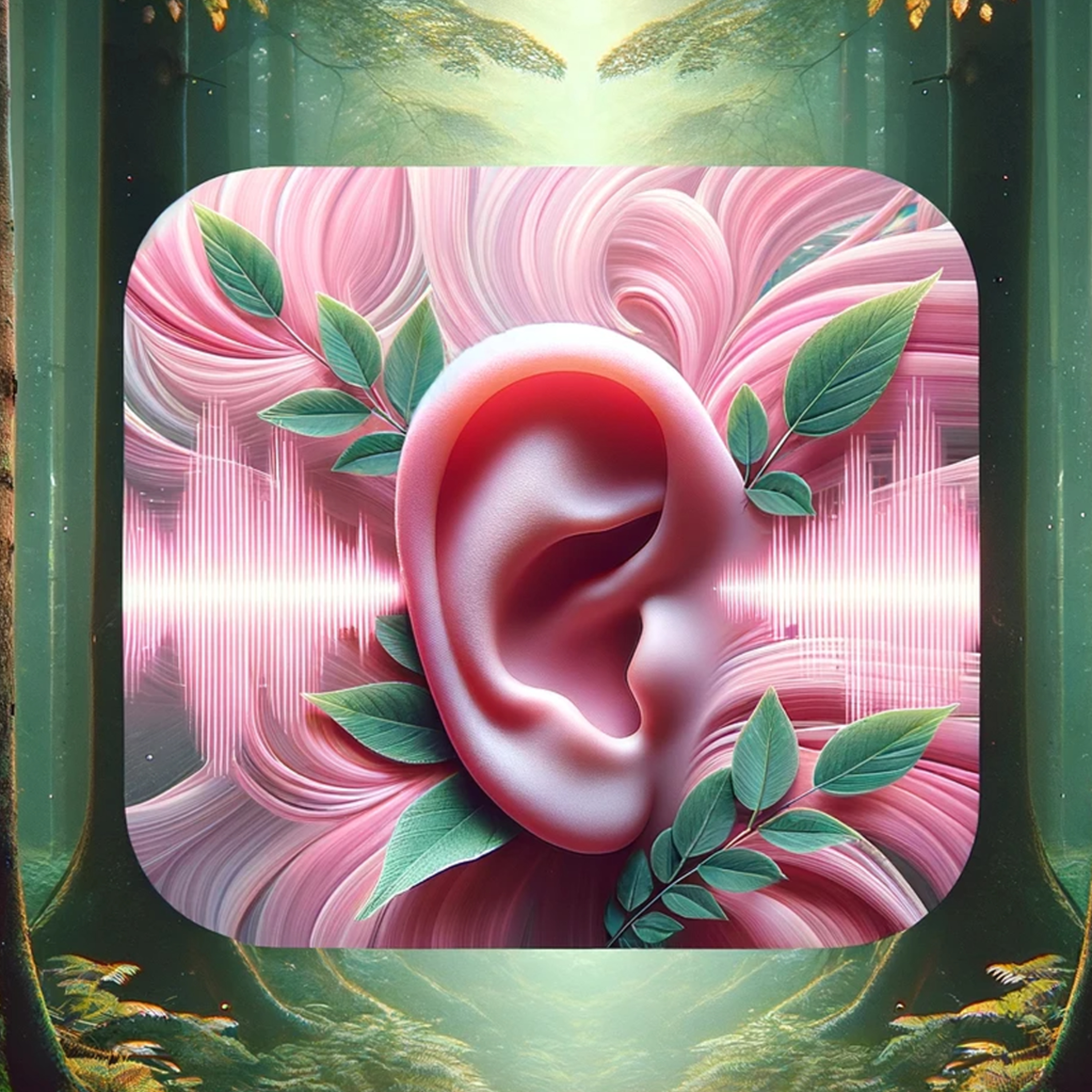 🌸 8 Hours of Pink Noise & Rustling Leaves for Tinnitus Relief & Restful Sleep