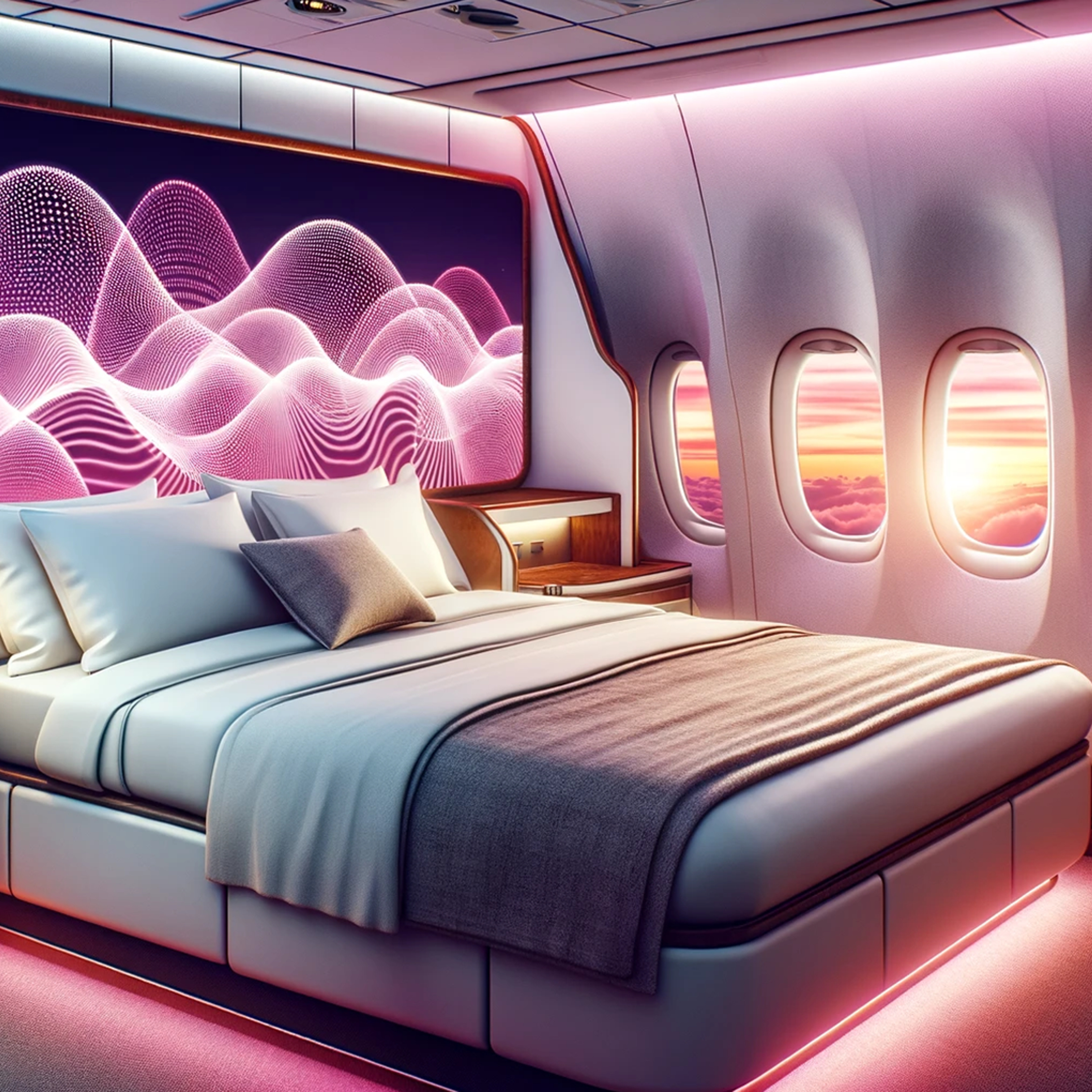 🌌 8-Hour Tinnitus Relief: Pink Noise & Airplane Cabin Sounds for Deep Sleep and Focus 🌸💤 episode artwork