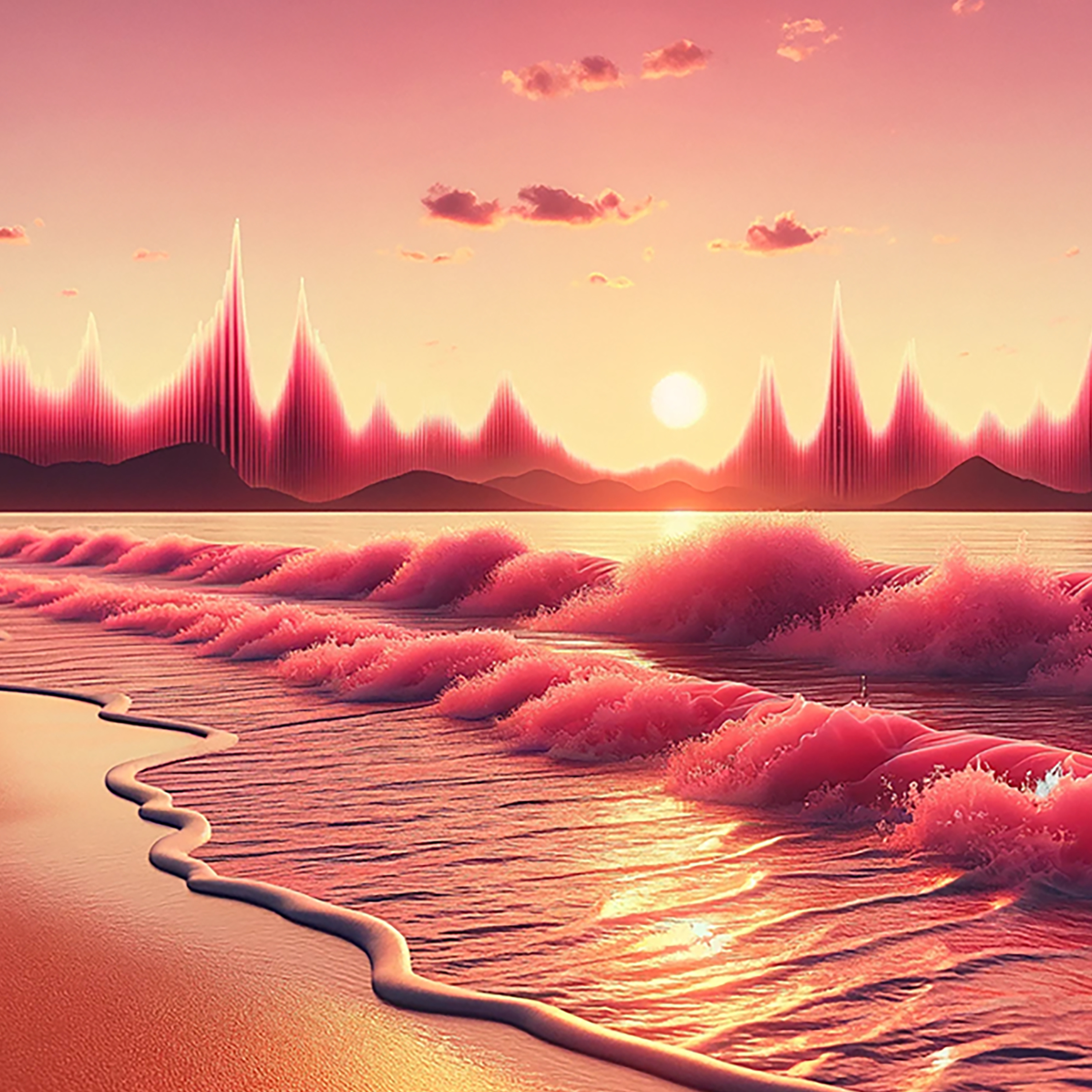 Gentle Seaside Whispers: Pink Noise & Soft Waves episode artwork