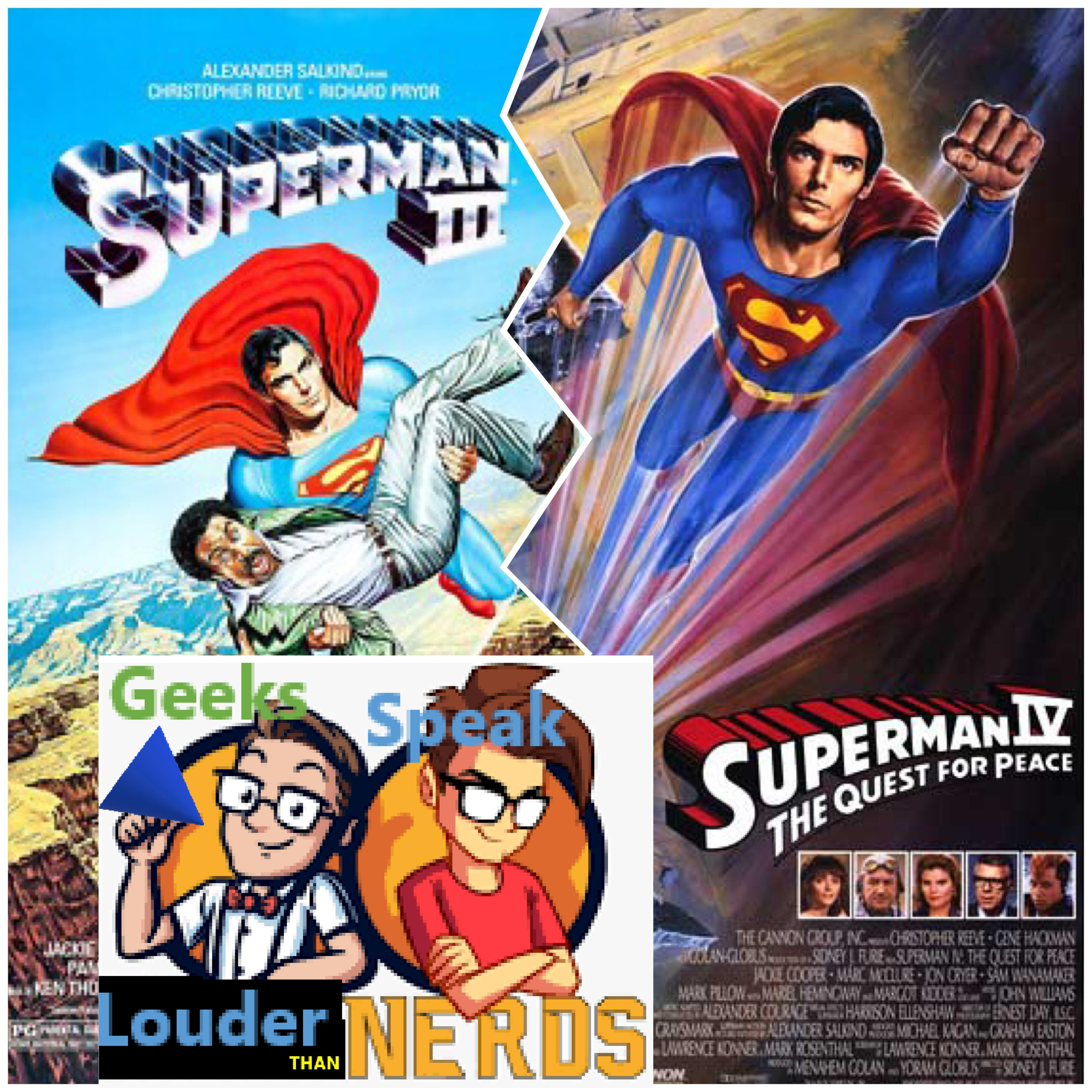 Geek v Nerd: Superman 3 vs Superman 4 w/ Guest Foster episode artwork