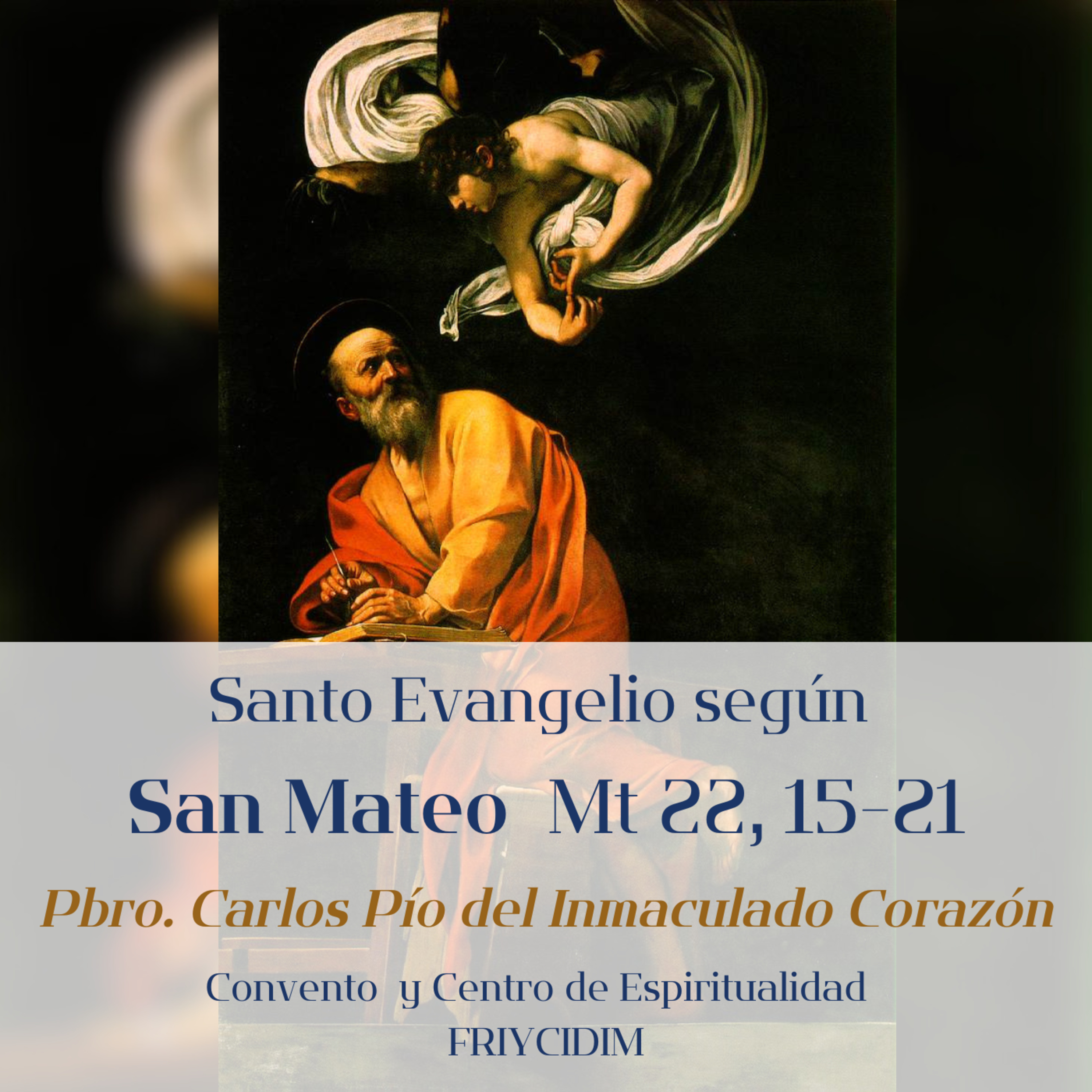 EVANGELIO Y PENSAMIENTO DEL DÍA: Mt 22, 15-21 (P. Carlos Spahn) episode artwork