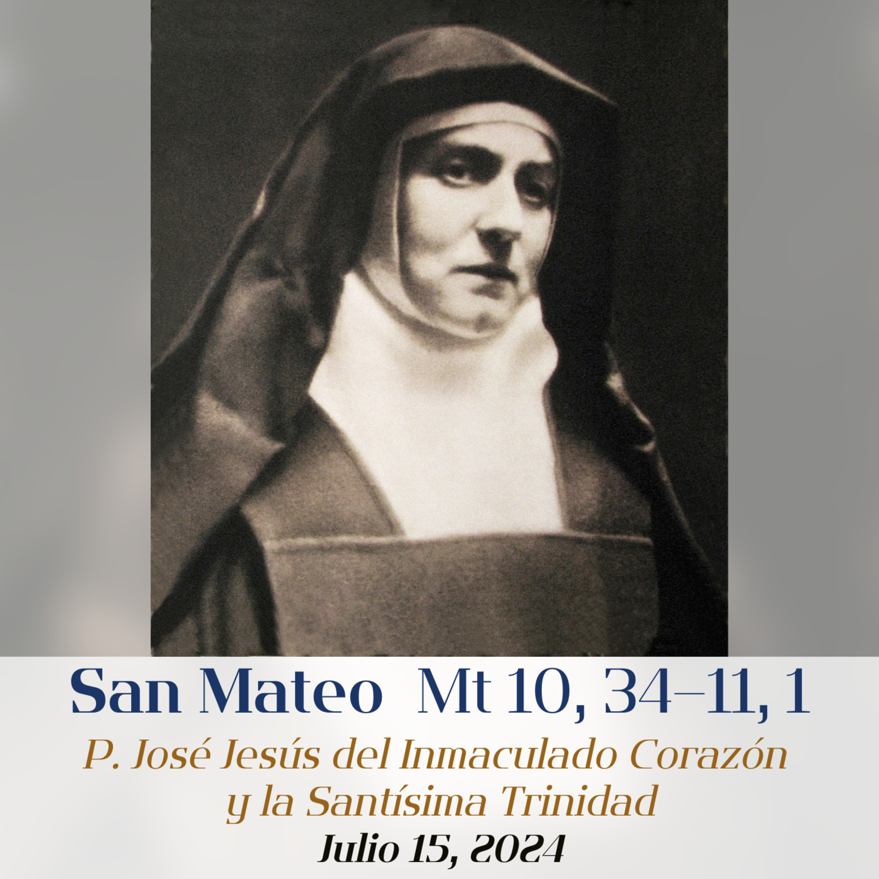 15.07.24 | SANTA TERESA BENEDICTA DE LA CRUZ - EDITH STEIN - EJEMPLO DE ALMA CONSAGRADA