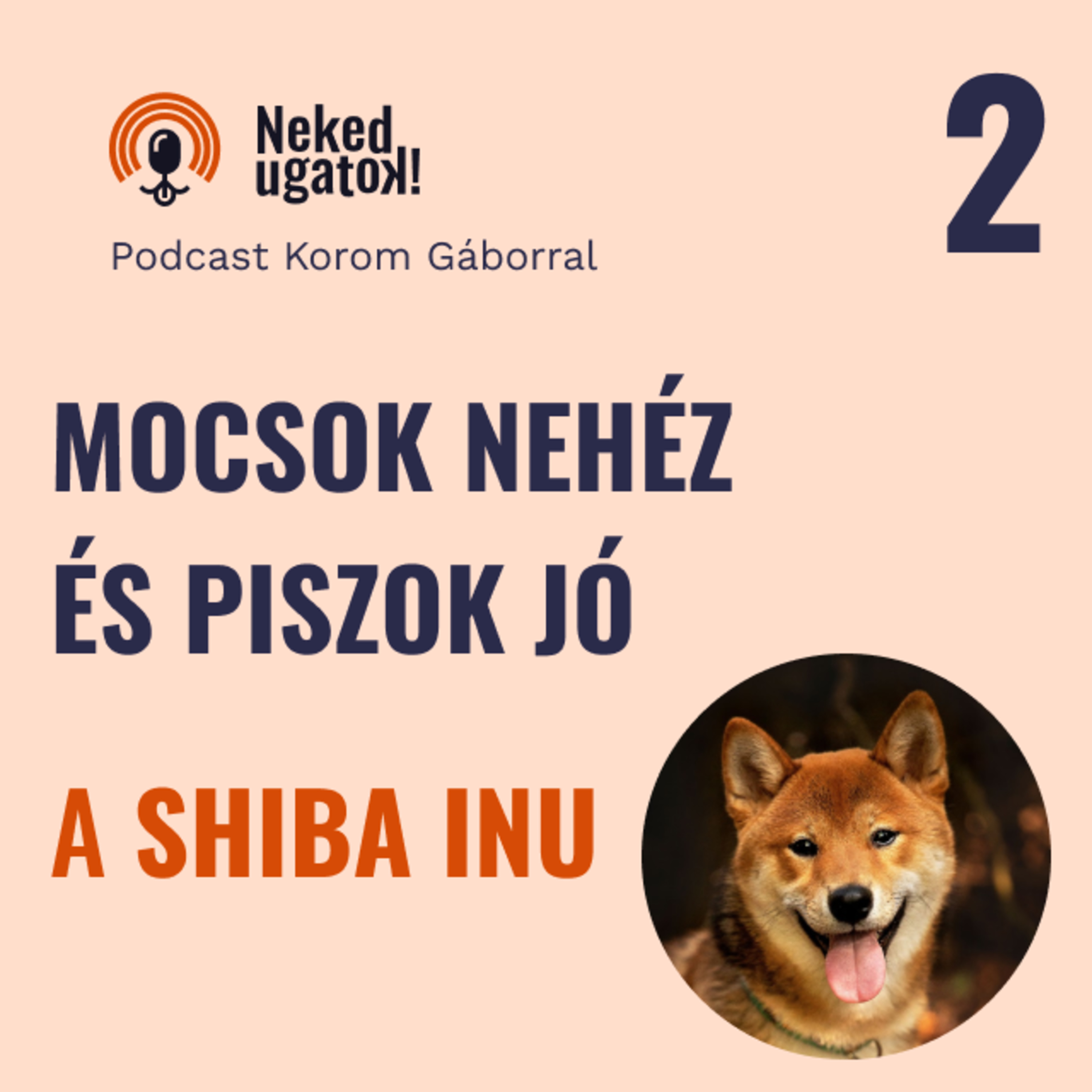 Mocsok nehéz egy Shiba Inu! | Fajtabemutató oktatói szemmel - Neked Ugatok! #2 episode artwork