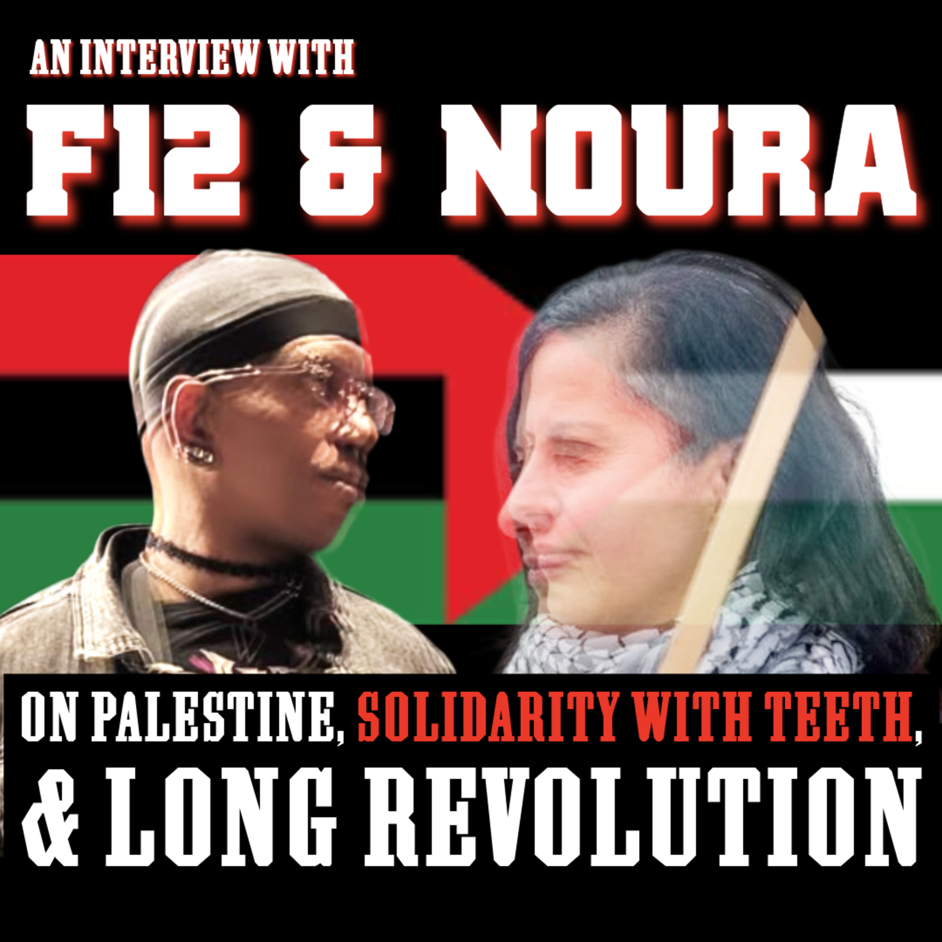 “Solidarity Has To Have Teeth”: Palestine, Abolition, and Building Struggle Across Borders — with Noura & F12 episode artwork