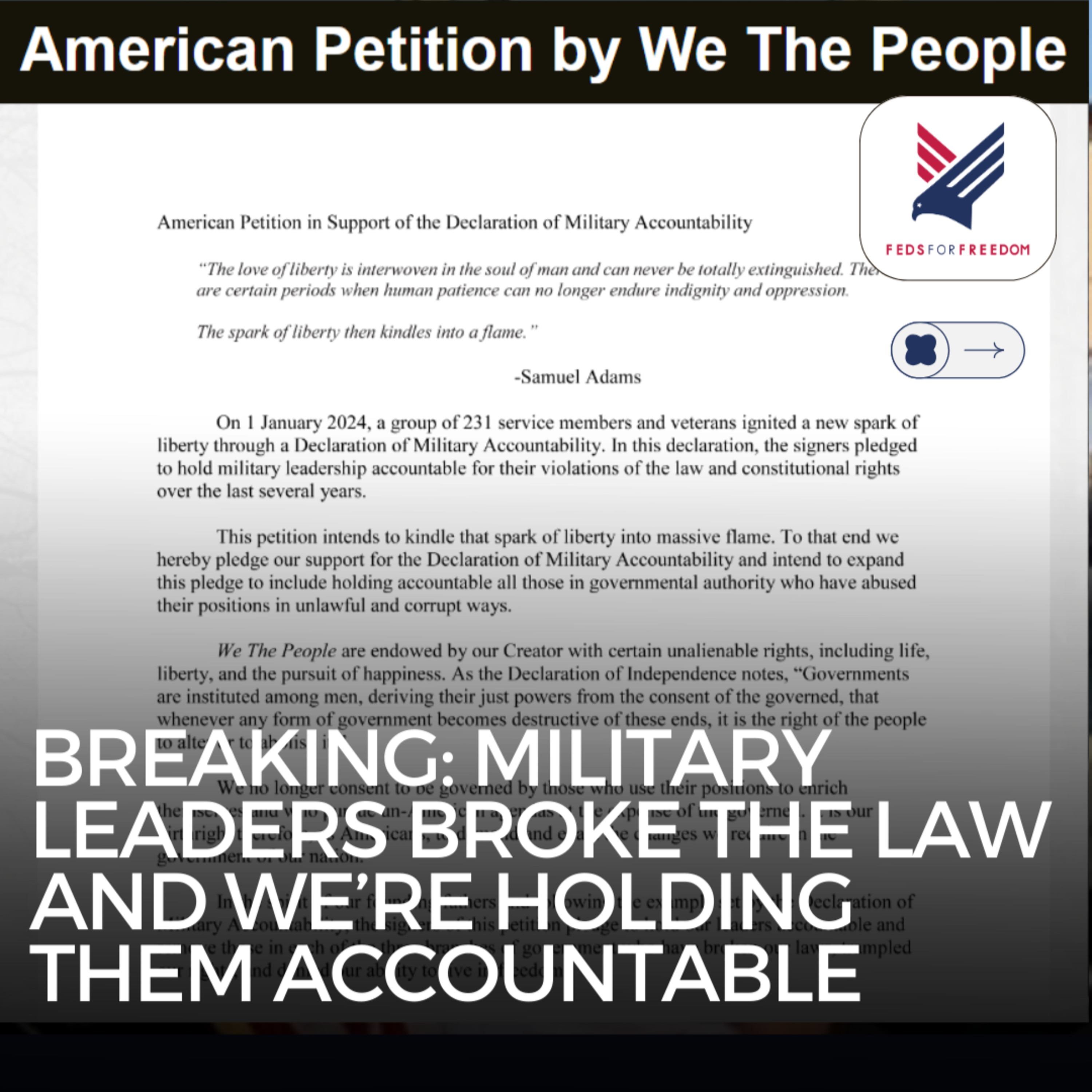 BREAKING: Military Leaders BROKE THE LAW and We’re Holding Them Accountable