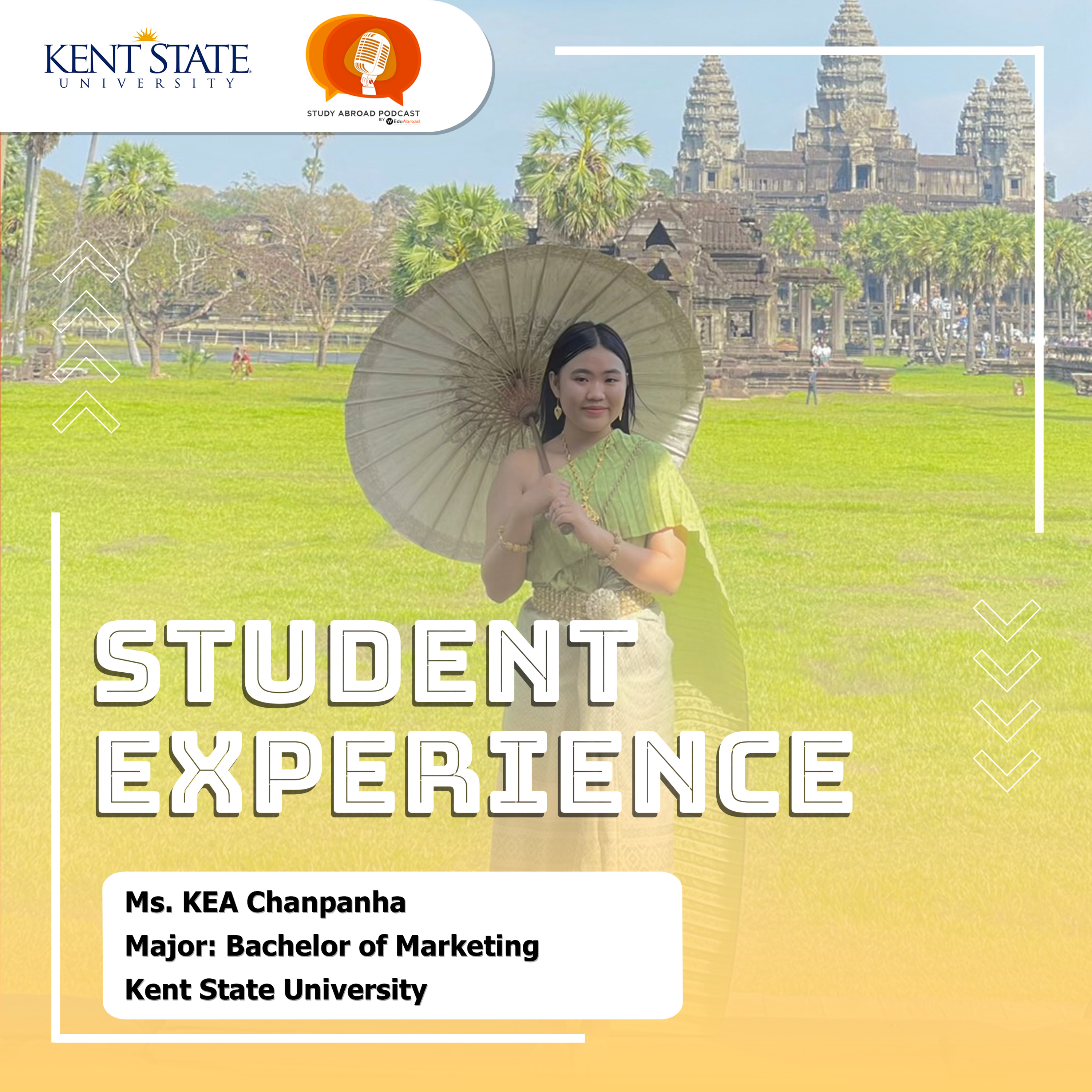 វិដេអូពេញរបស់និស្សិតយើងម្នាក់គឺប្អូន Ms.KEA Chanpanha ដែលគាត់កំពុងសិក្សានៅ Kent State University