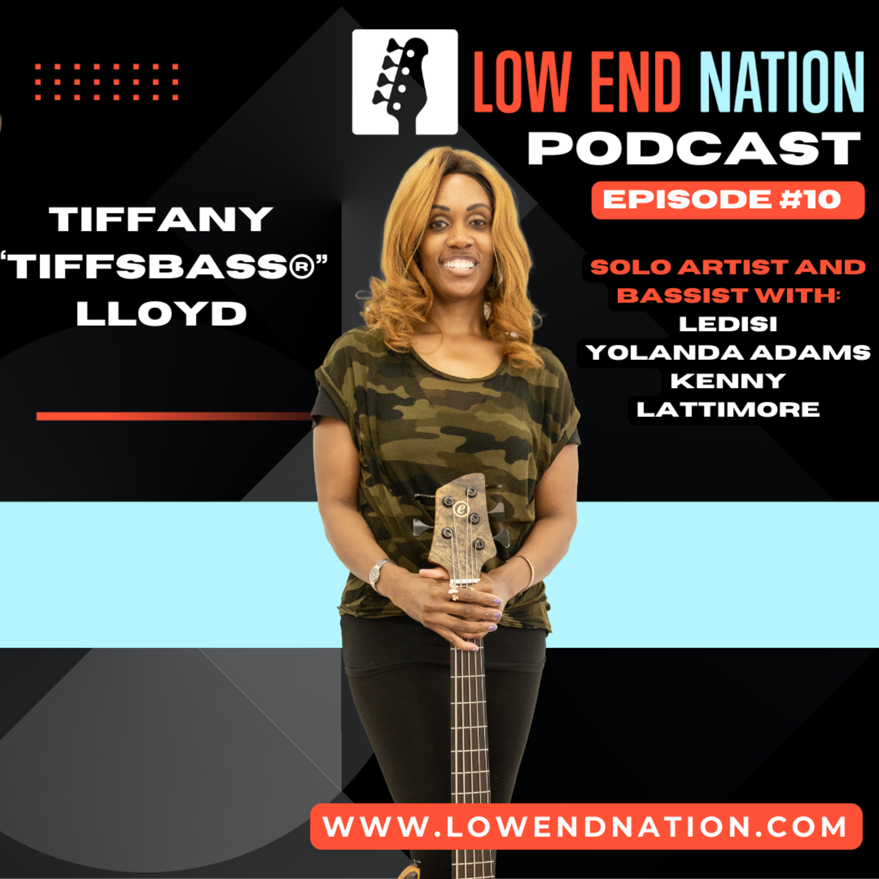 Episode #10 - Tiffany "Tiffsbass®" Lloyd episode artwork
