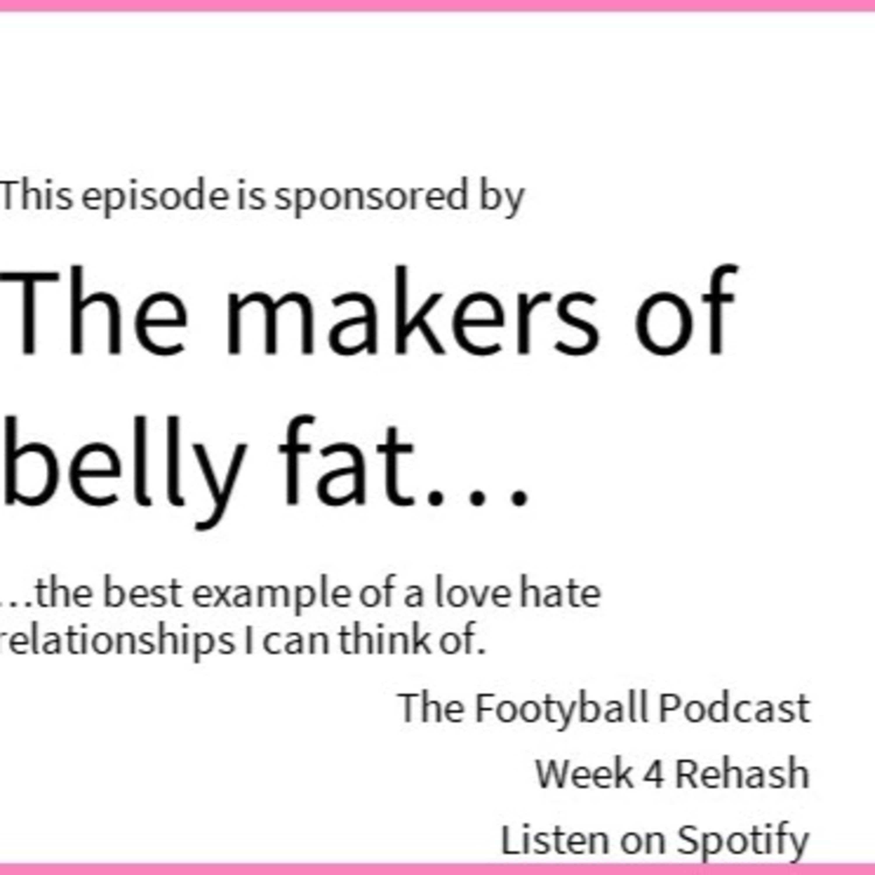 Week 4 Rehash episode artwork
