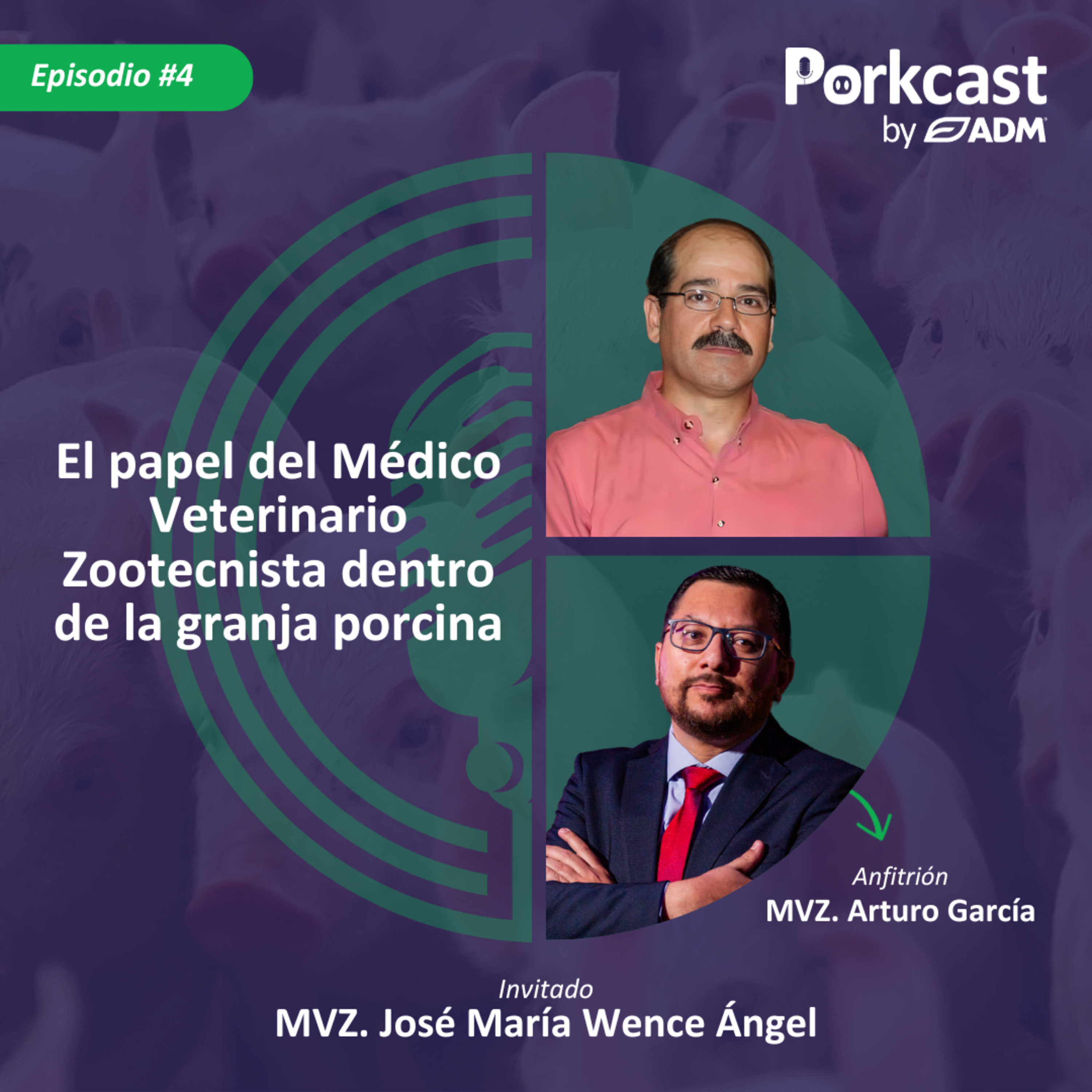 #4 - Rol del médico veterinario en granjas porcinas - MVZ. José María Wence Ángel episode artwork