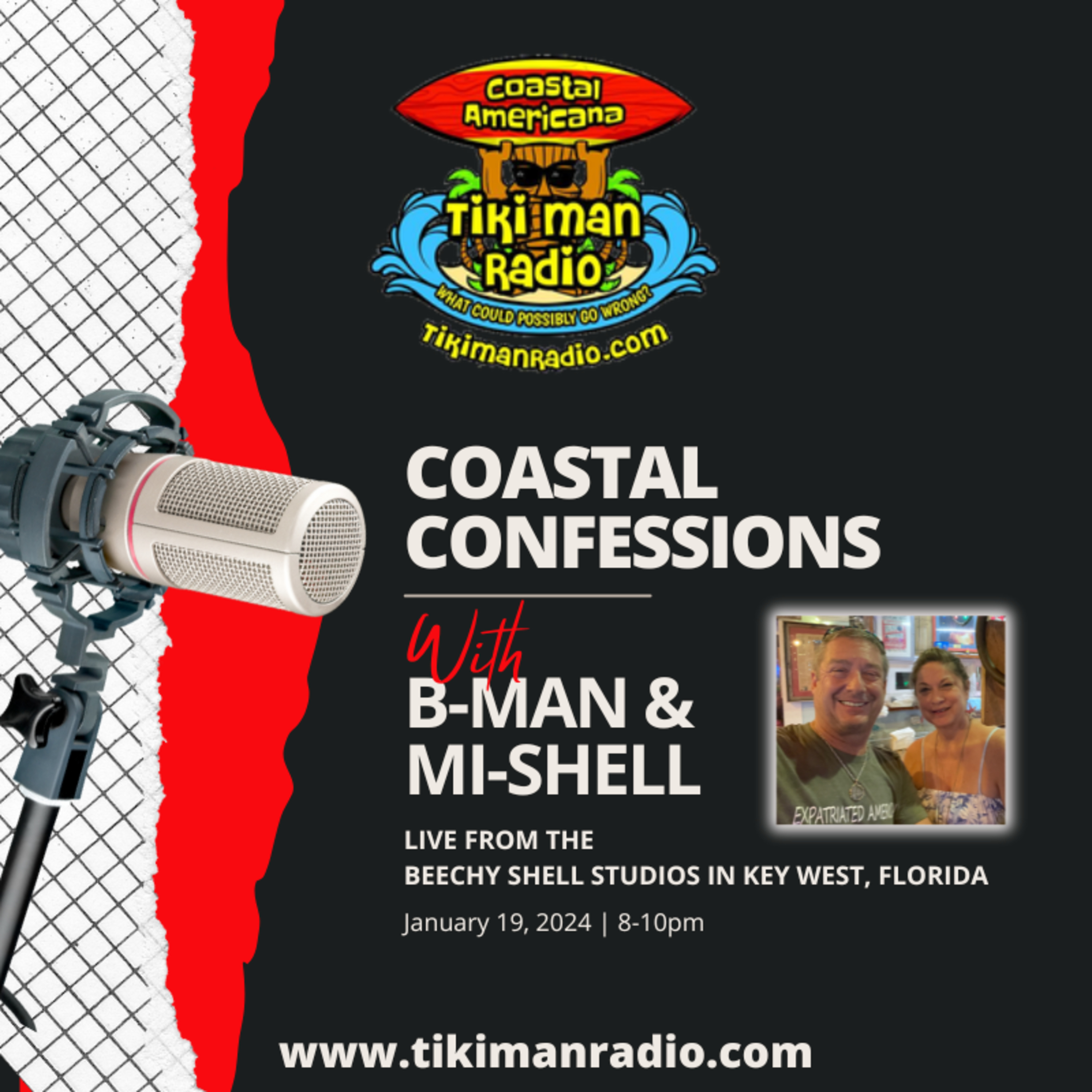 Coastal Confessions with B-Man & mi-Shell - January 19, 2024 episode artwork