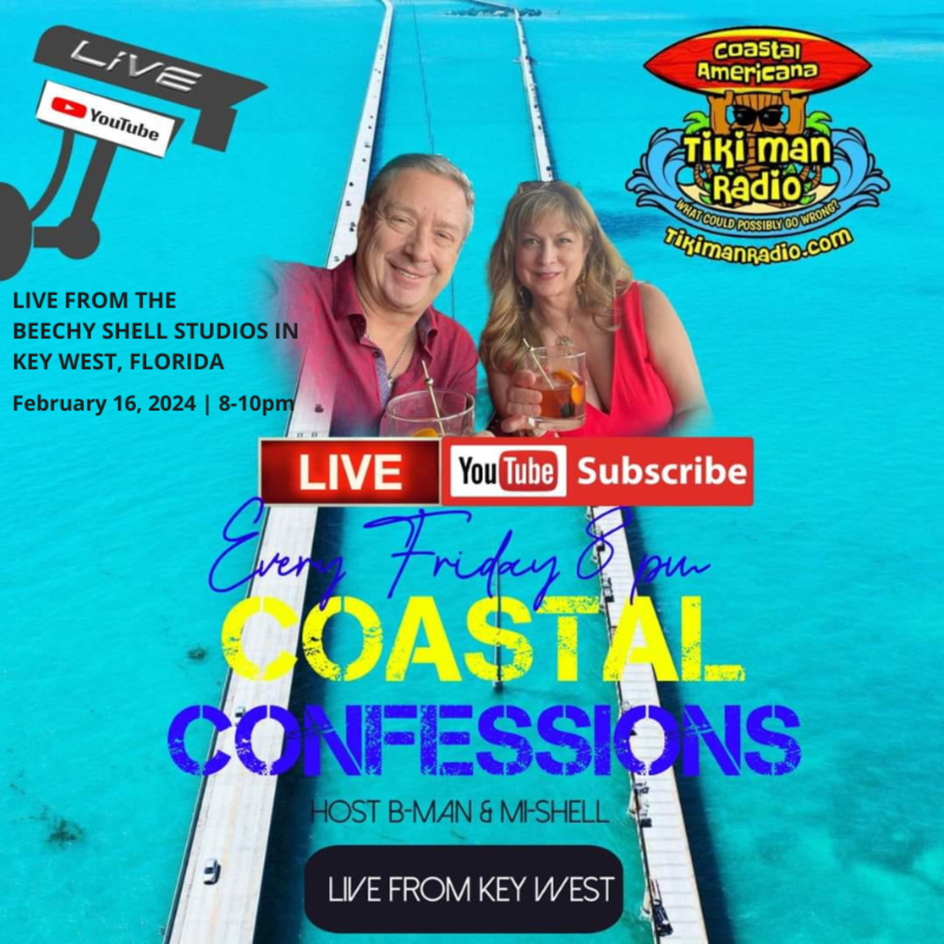 Coastal Confessions with B-Man & mi-Shell - February 16, 2024 episode artwork