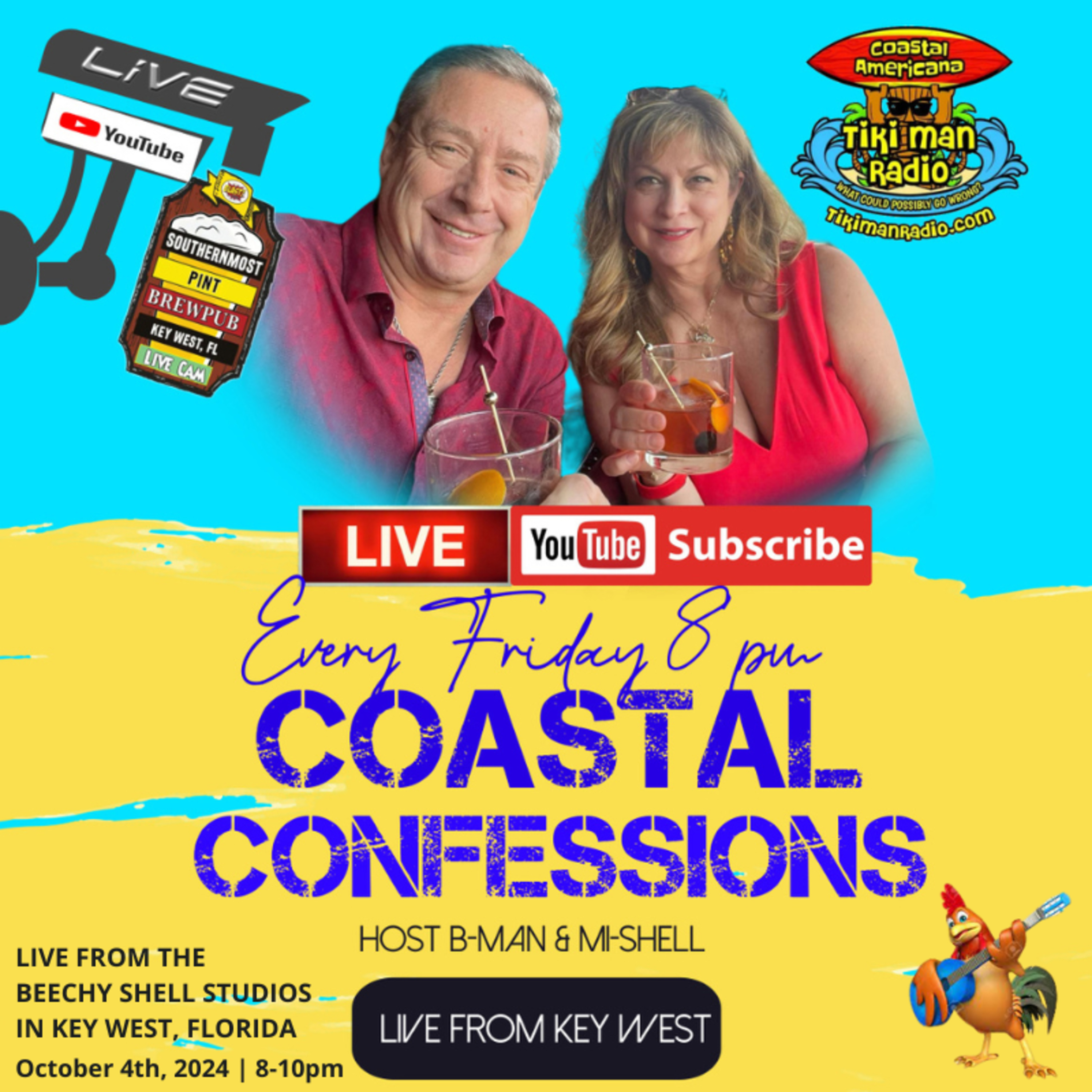 Coastal Confessions with B-Man & mi-Shell – October 4, 2024 episode artwork