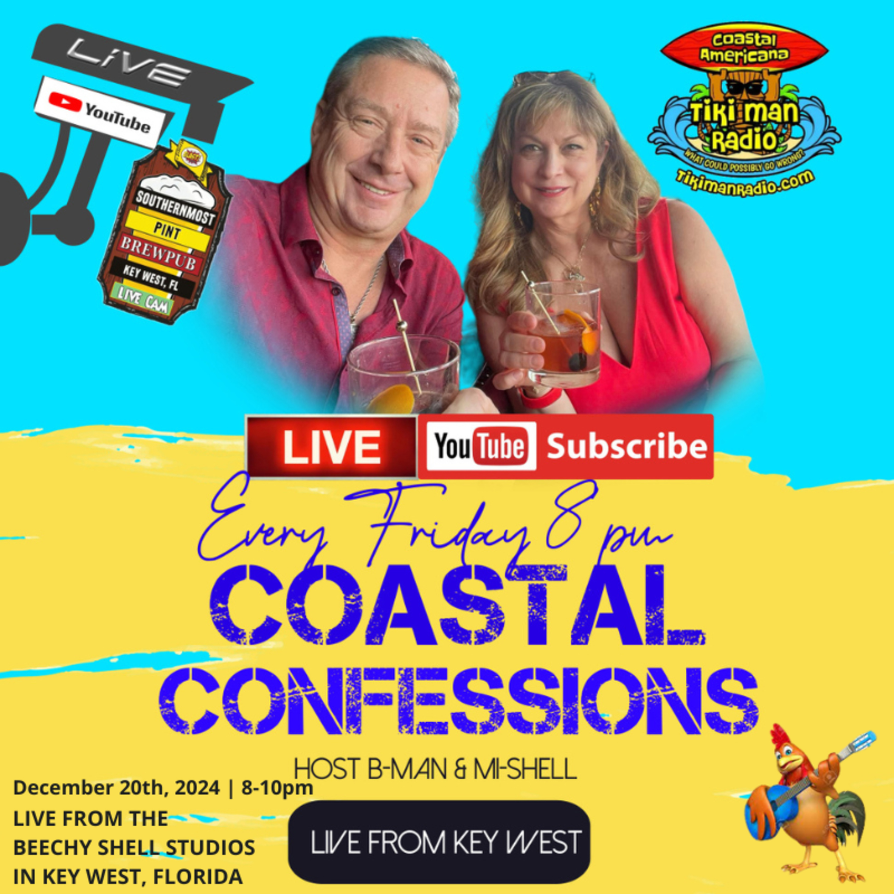 Coastal Confessions with B-Man & mi-Shell – December 20, 2024 episode artwork