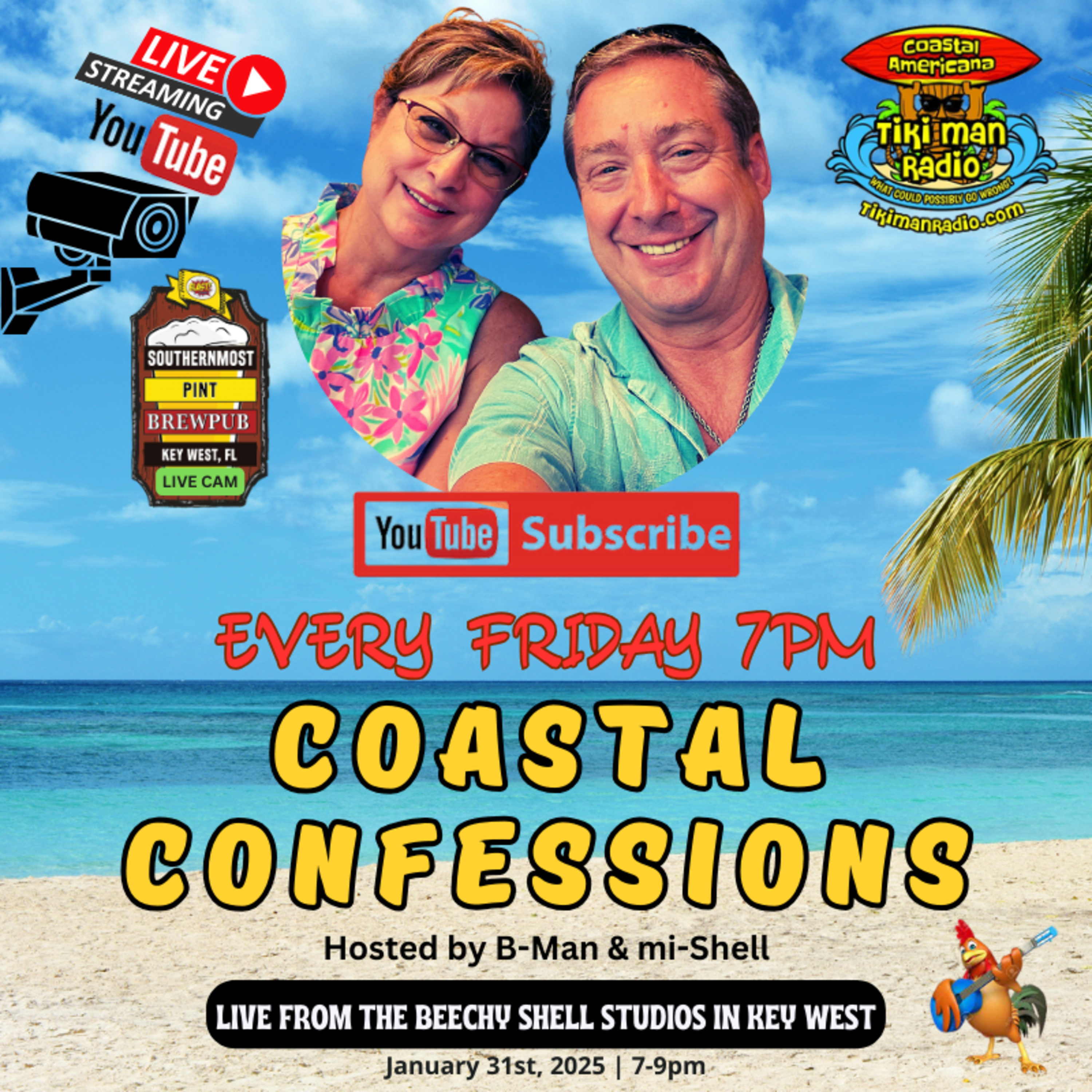 Coastal Confessions with B-Man & mi-Shell – January 31, 2025 episode artwork