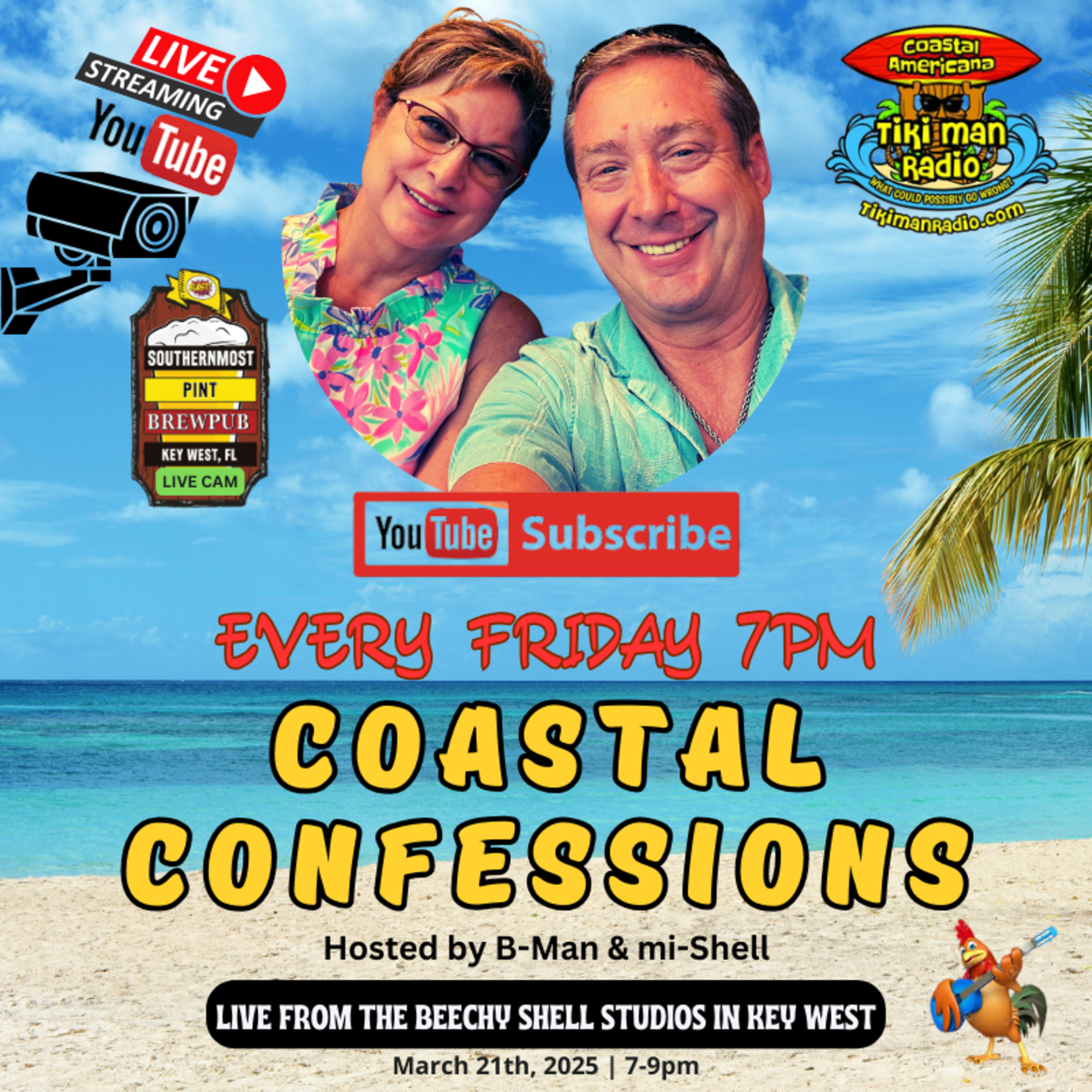 Coastal Confessions with B-Man & mi-Shell – March 21, 2025 episode artwork