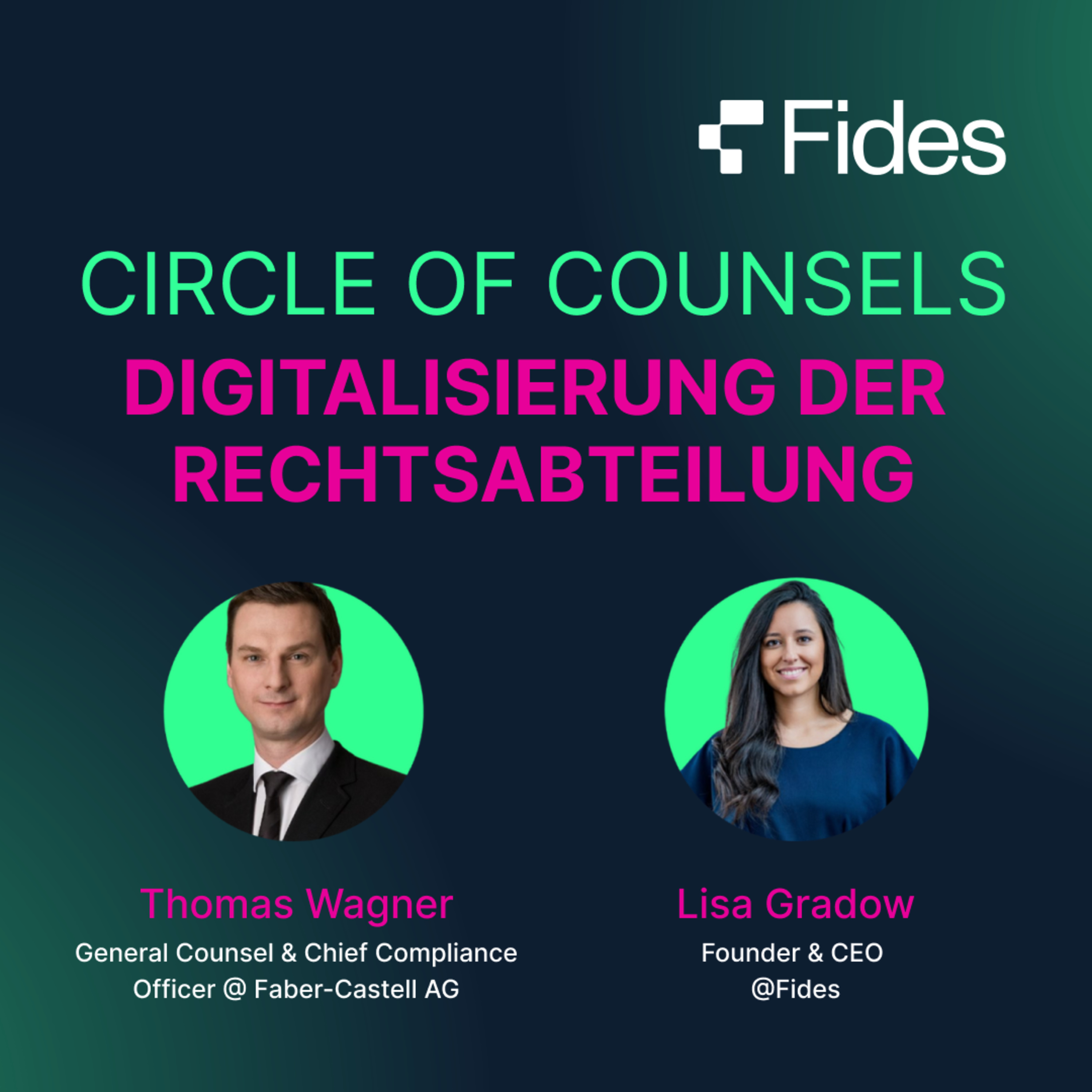 02 | Thomas Wagner über die Digitalisierung der Rechtsabteilung von Faber-Castell – Circle of Counsels München episode artwork
