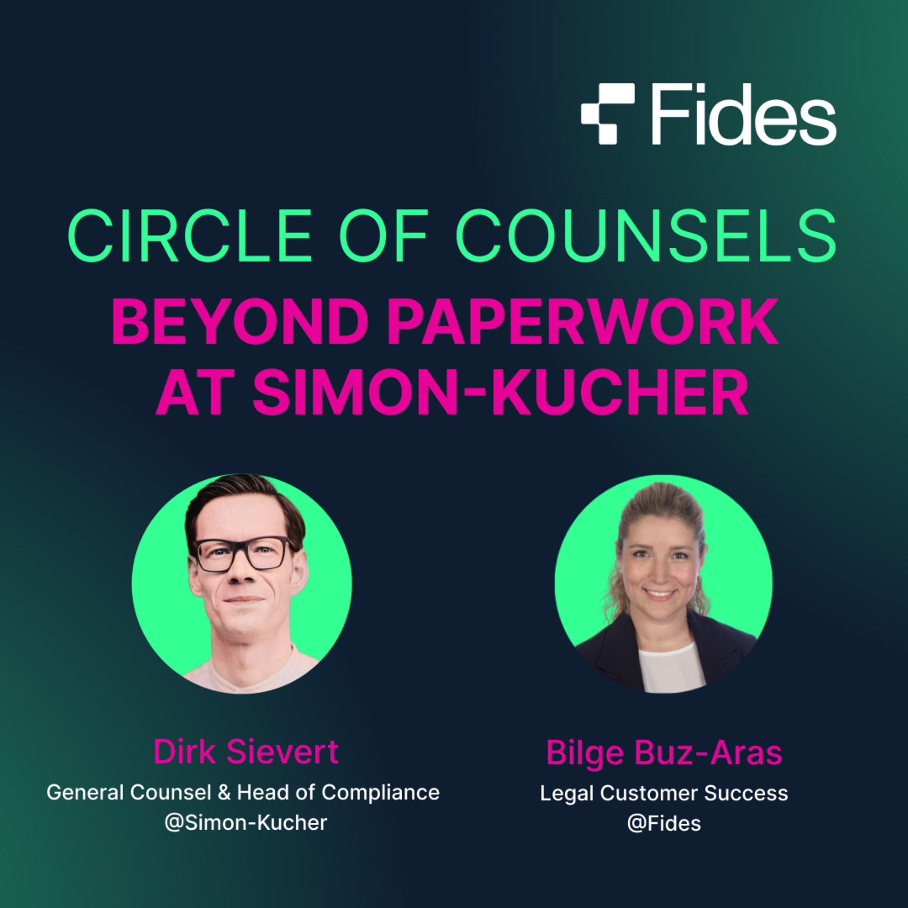07 | Dirk Sievert on the smart digitization of Simon-Kucher's legal department - Circle of Counsels Berlin episode artwork