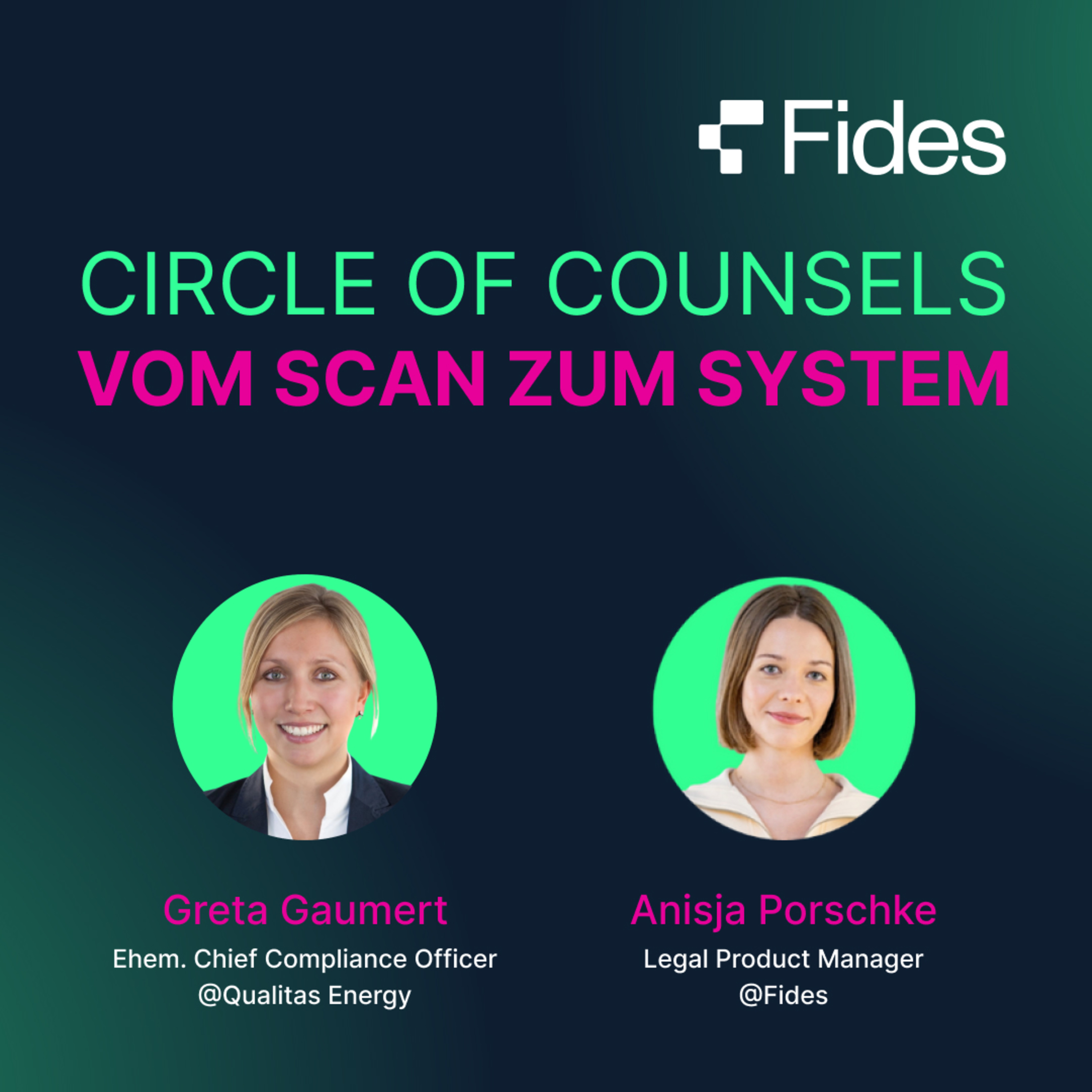 11 | Mit Greta Gaumert (Qualitas Energy) vom Scan zum System: Digitalisierungsstrategien für die moderne Rechtsabteilung - Circle of Counsels Hamburg episode artwork