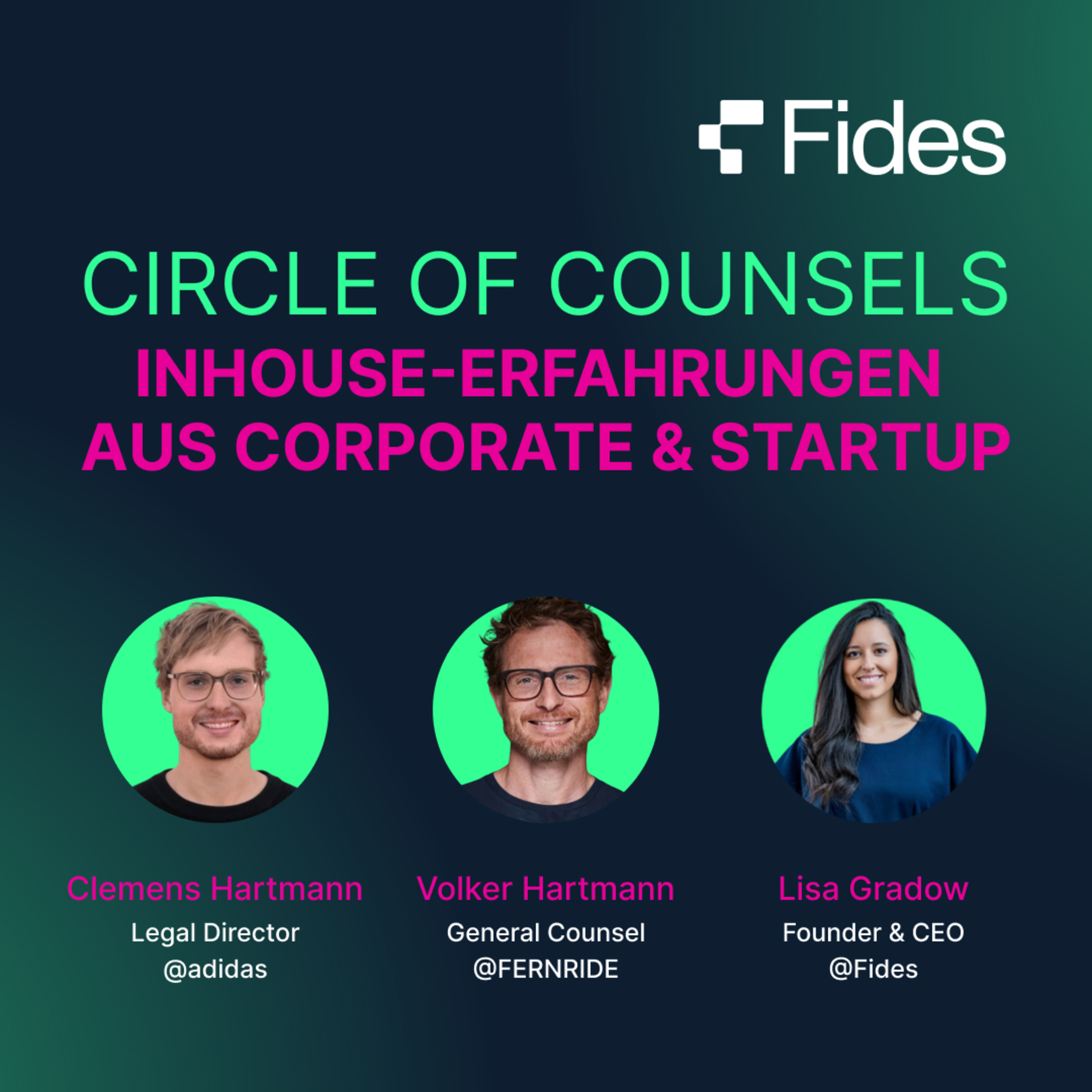 13 | Clemens Hartmann (Adidas) und Volker Hartmann (FERNRIDE) über Inhouse-Erfahrungen aus Corporate und Startup episode artwork