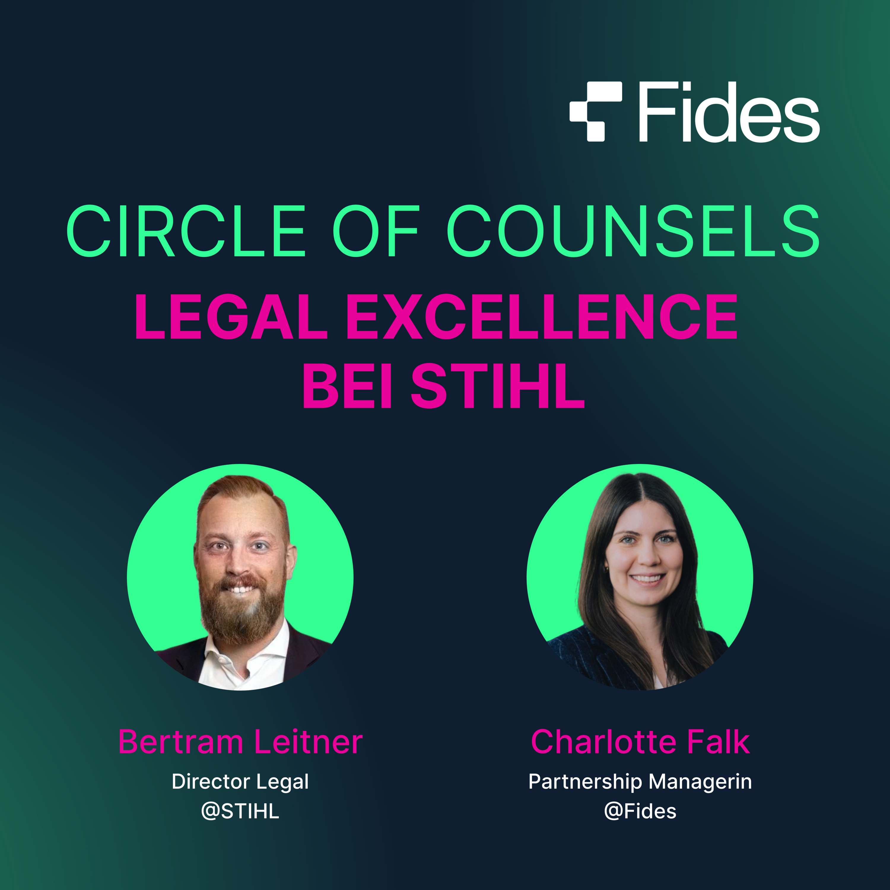 20 | Mit Bertram Leitner (STIHL) über Legal Excellence - Circle of Counsels Stuttgart episode artwork