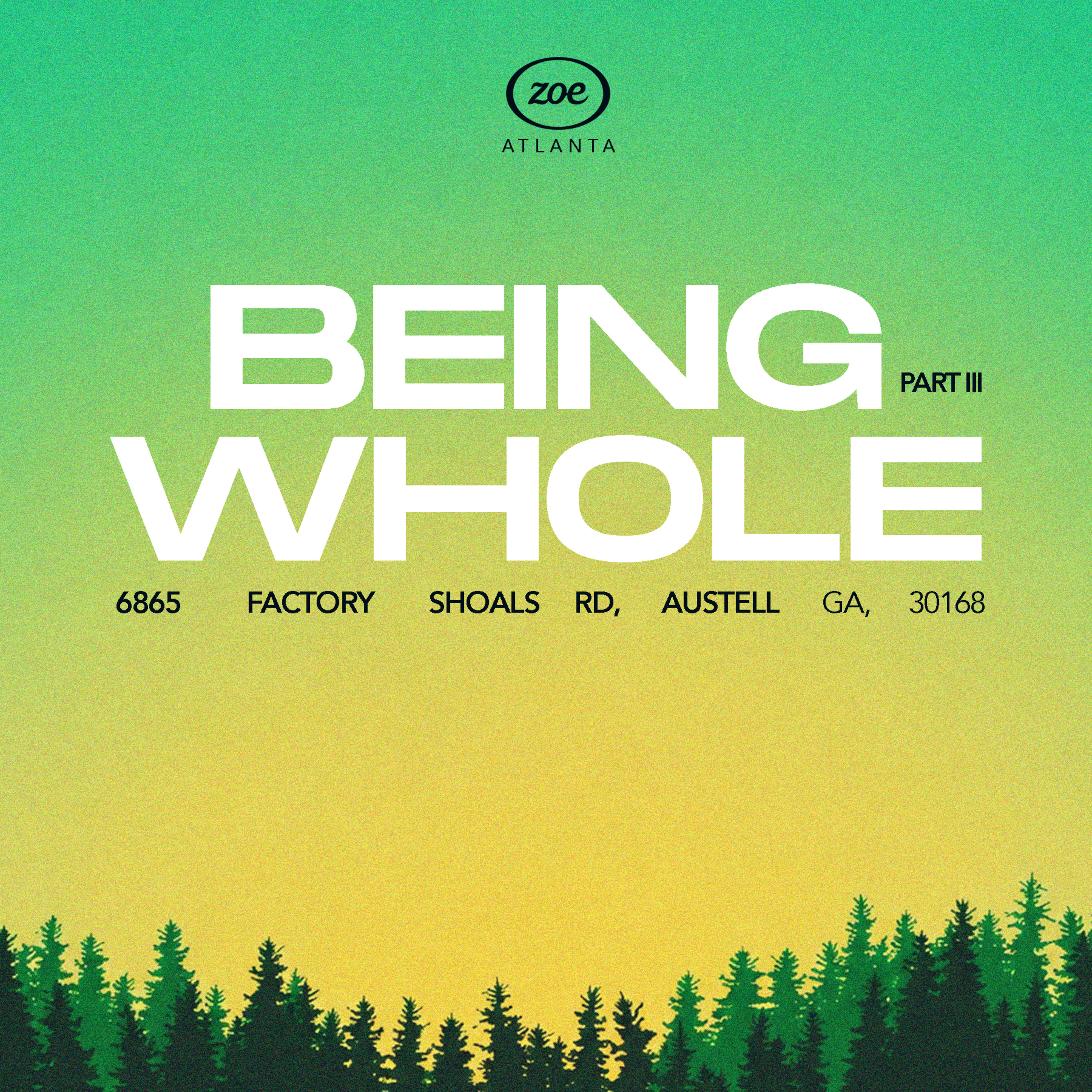 BEING WHOLE (FORGIVING YOURSELF FOR WHAT YOU CANNOT FORGET)