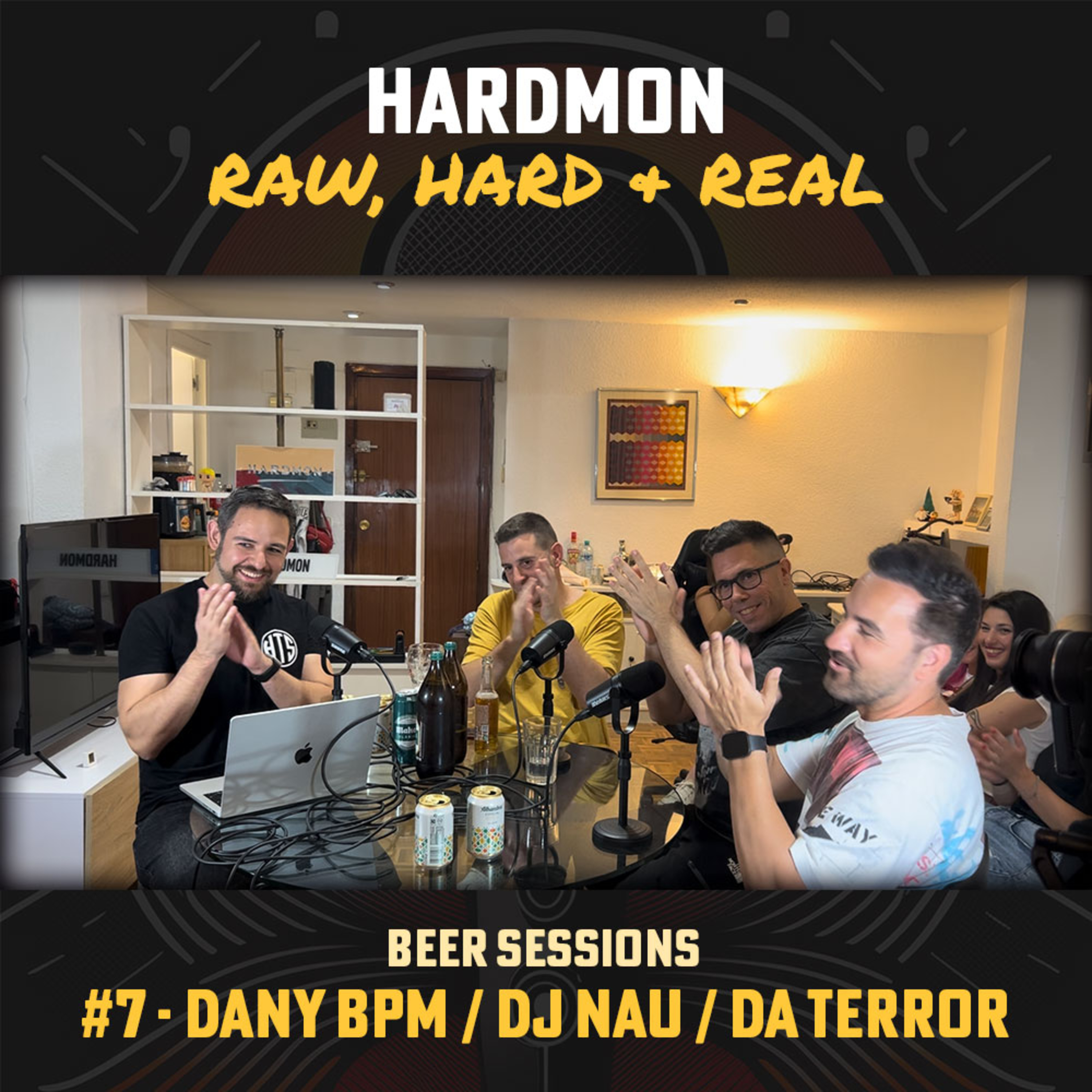🎧 DEL BAKALAO AL HARD TECHNO: FESTIVALES, CAMBIOS Y RISAS CON DANY BPM, DJ NAU Y DA TERROR – Beer Sessions #7 episode artwork