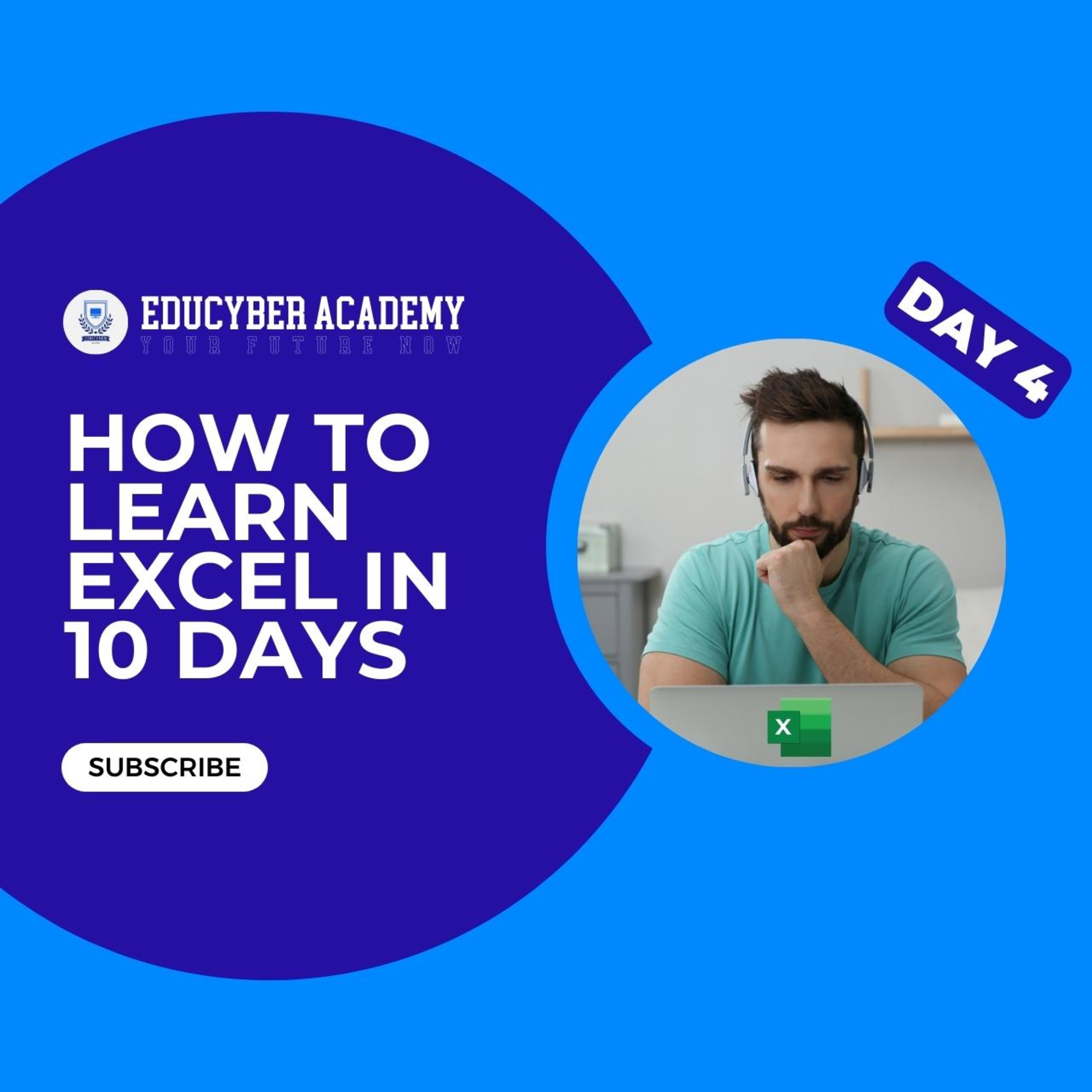 How to learn excel in 10 days Series: Day 4 - Editing Worksheets and Saving episode artwork