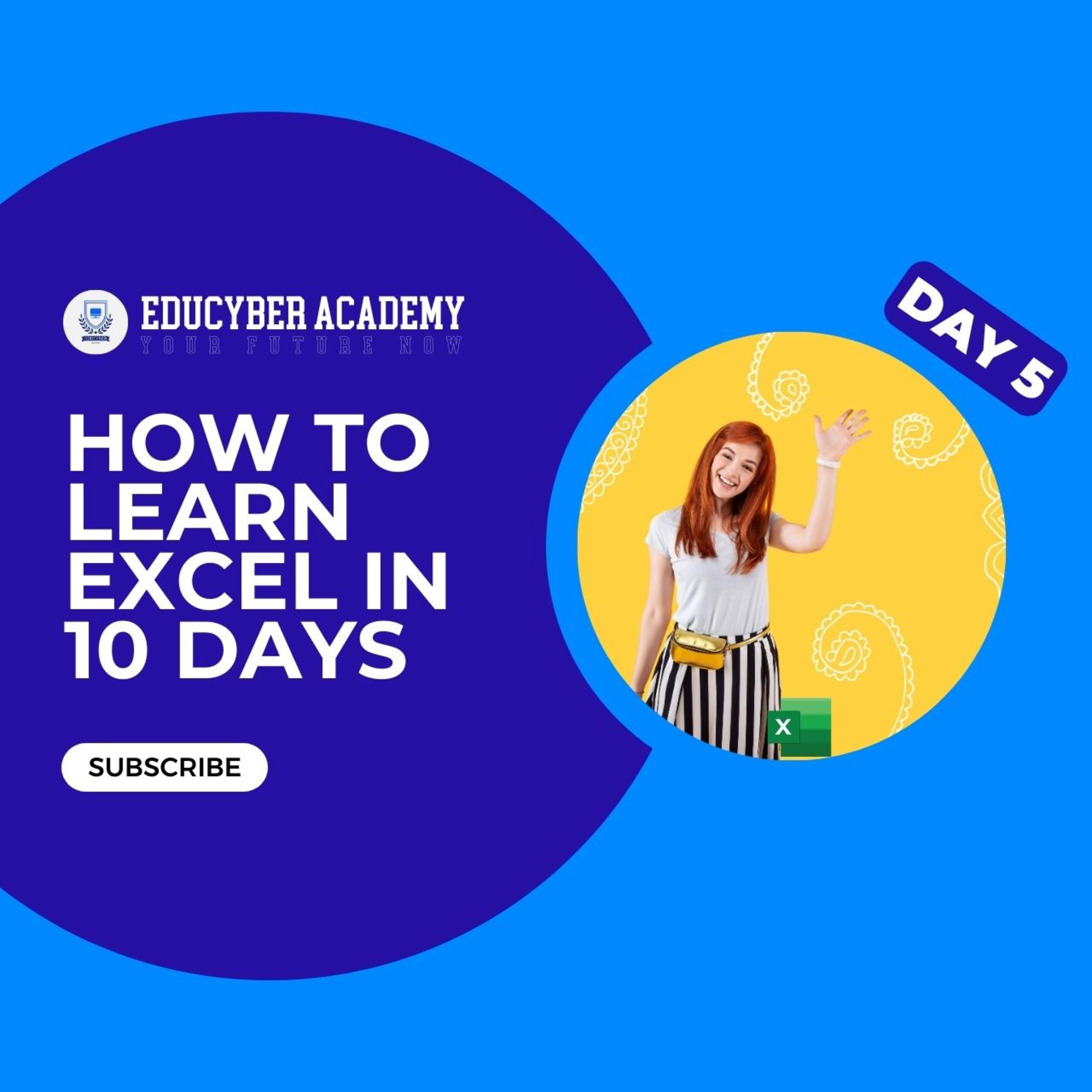 How to learn excel in 10 days Series: Day 5 - Working with Formulas in Excel