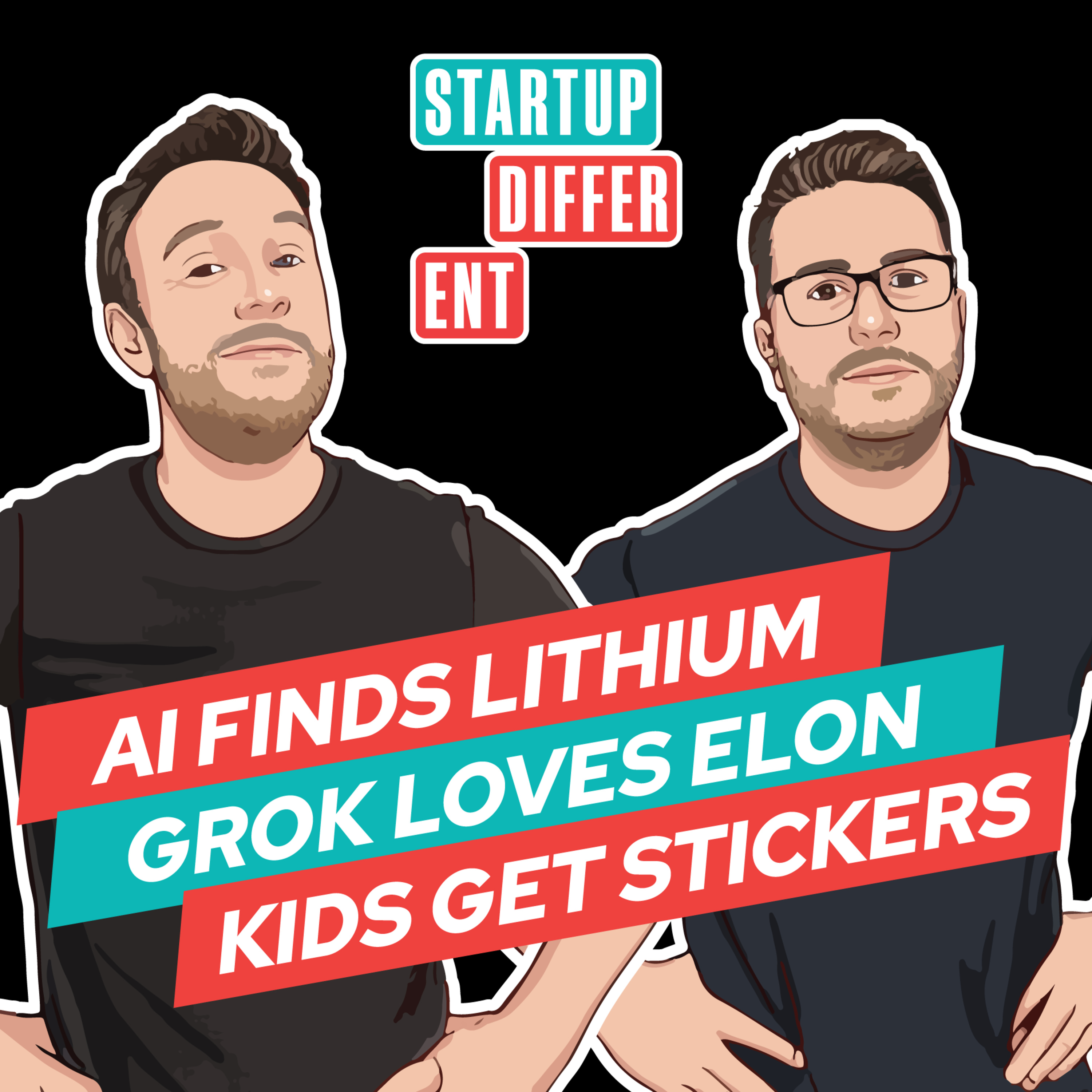 Hot Takes: AI Finds Lithium, Grok Loves Elon, Kids Get Stickers episode artwork