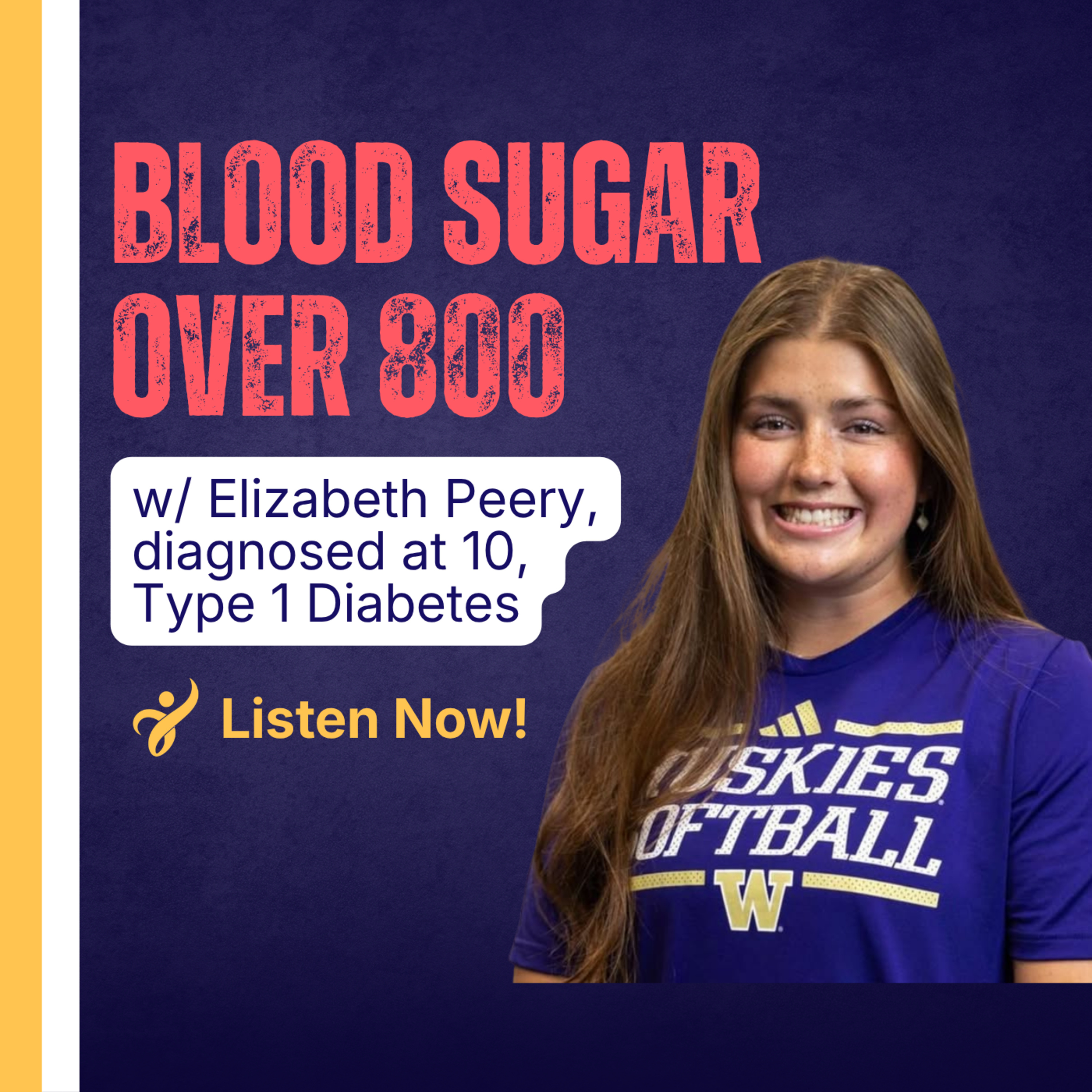 "Can I Still Play Softball?" — Elizabeth Peery on a Type 1 Diabetes Diagnosis That Didn't Slow Her Down | Invisible Strength Poddcast episode artwork