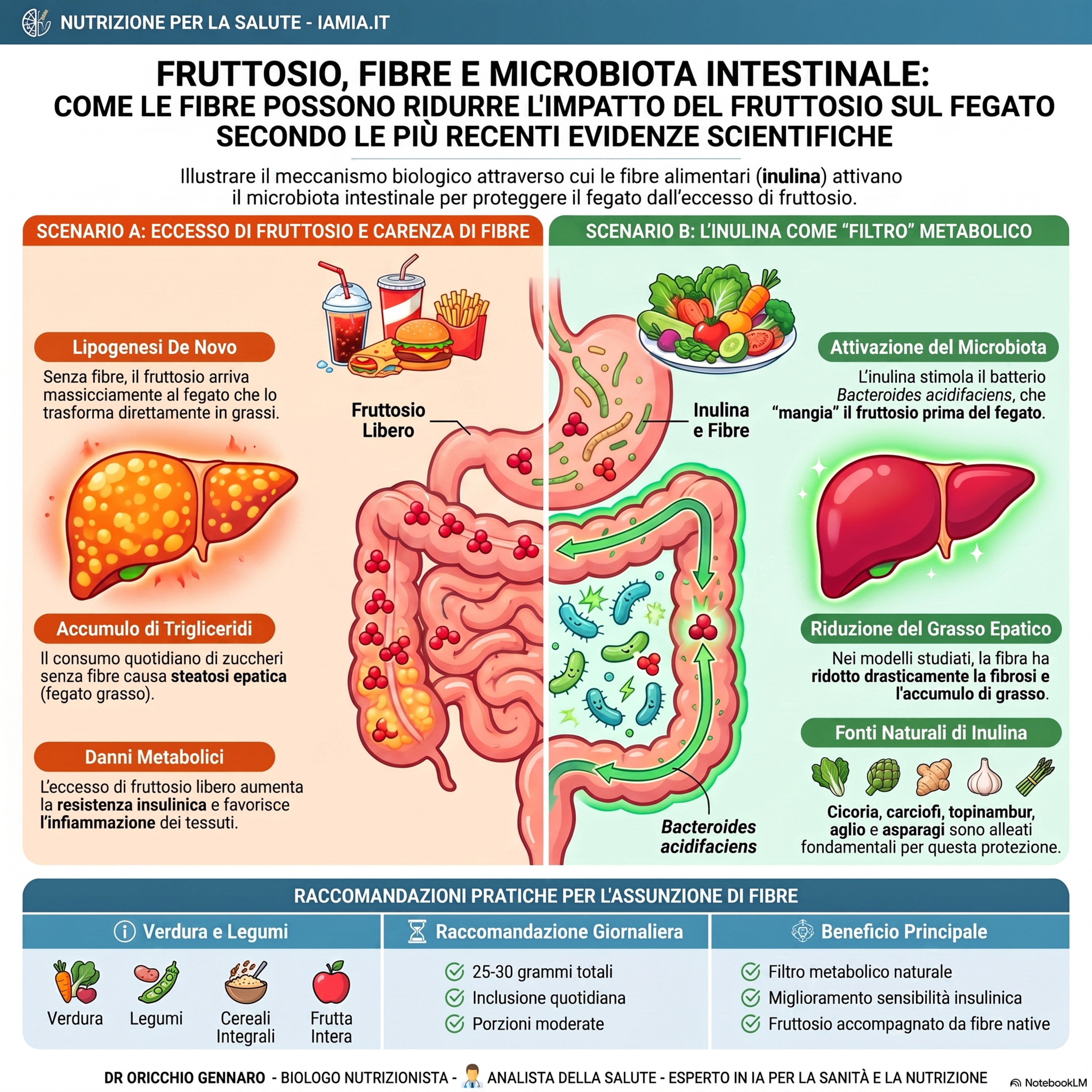 #201-26 FRUTTOSIO, FIBRE E MICROBIOTA INTESTINALE episode artwork
