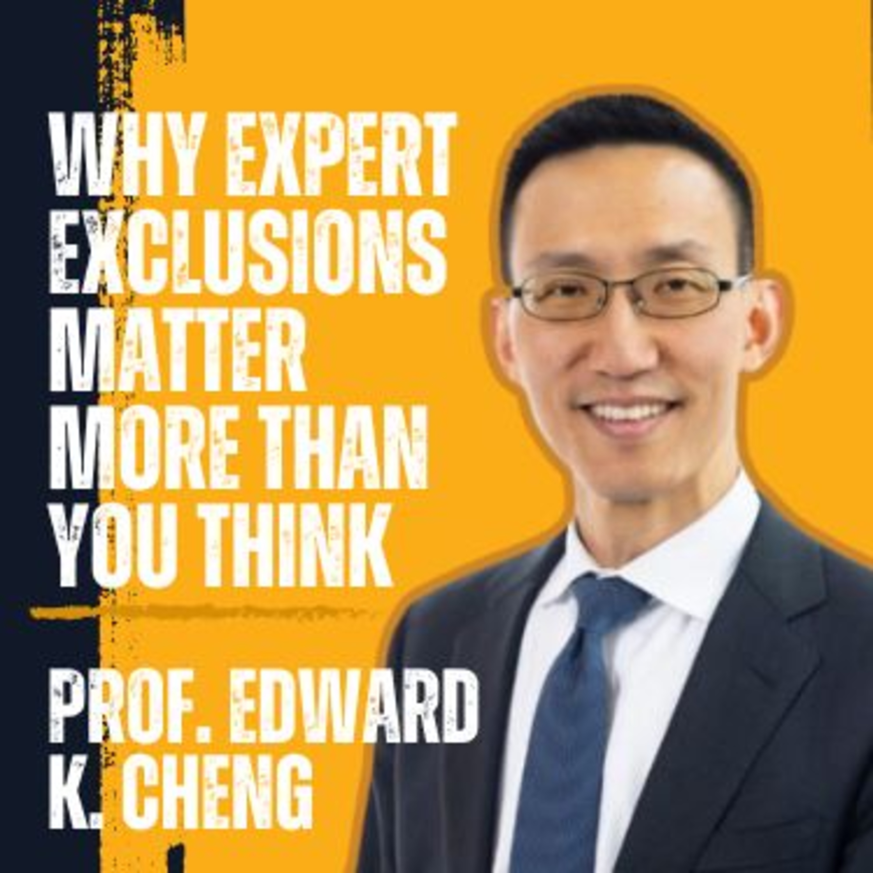 Prof. Edward K. Cheng on Why Expert Exclusions Matter More Than You Think episode artwork