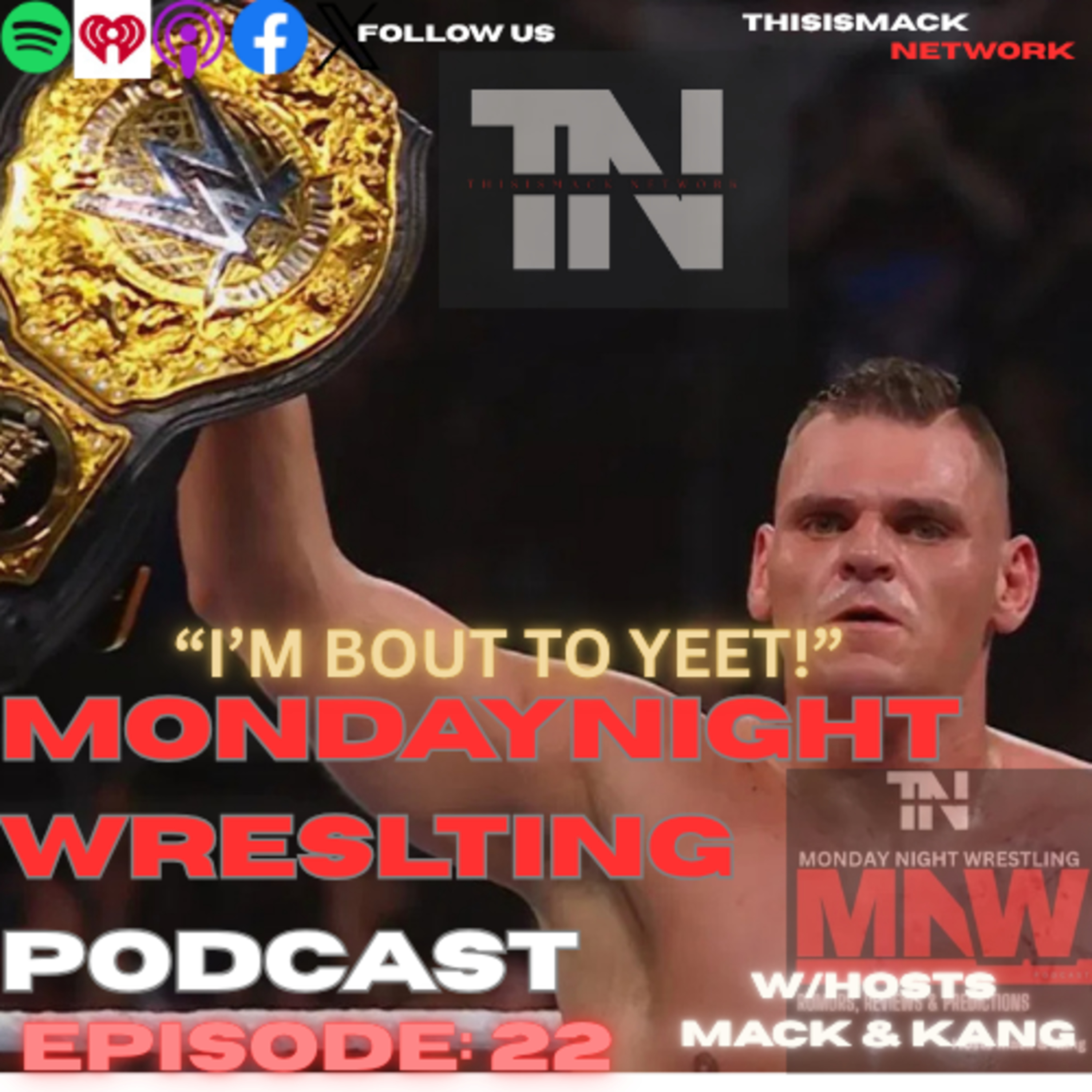 Monday Night Wrestling Podcast Ep022 | I'M BOUT TO YEET! episode artwork