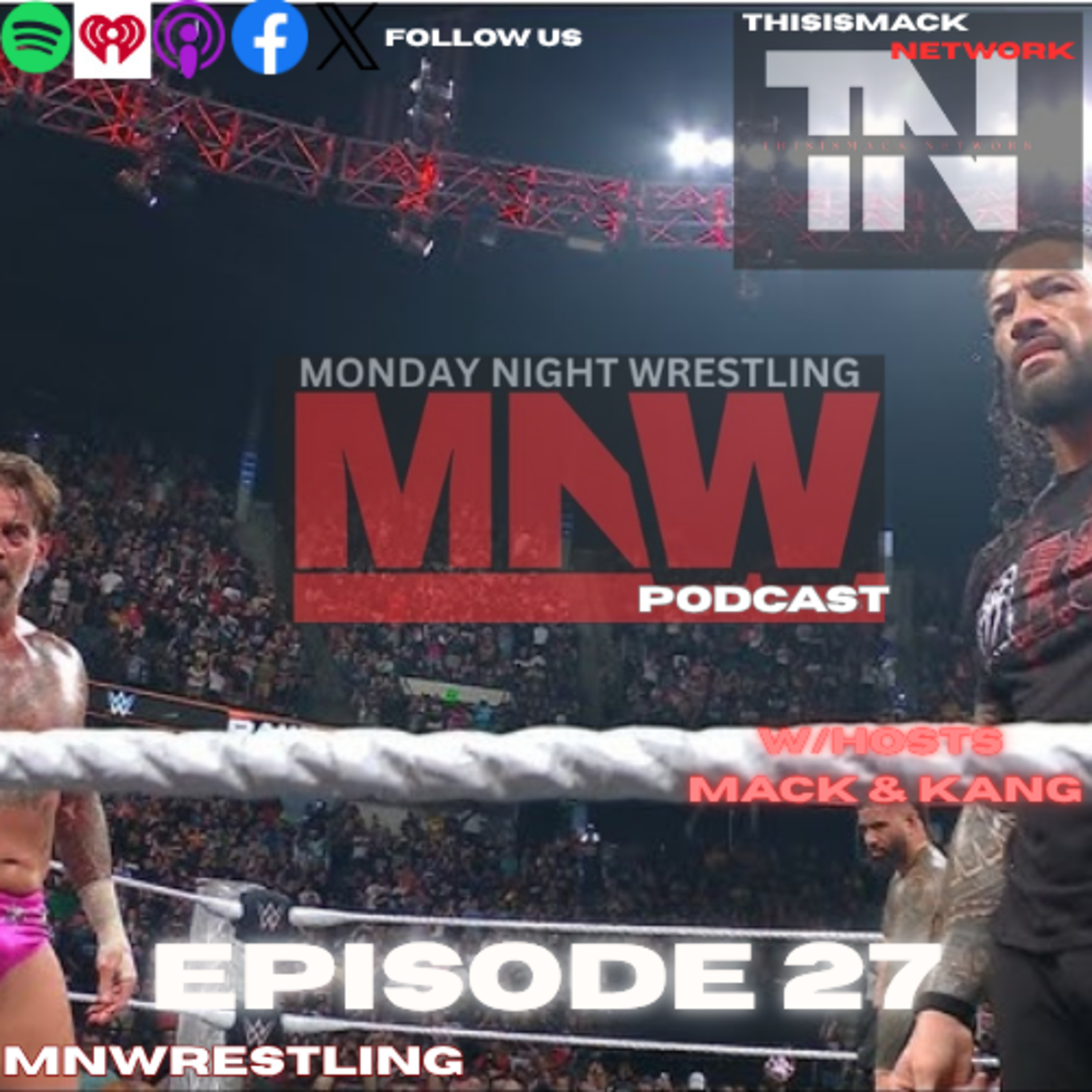 Monday Night Wrestling Ep027 | Roman Reigns Returns to Monday Night Raw episode artwork