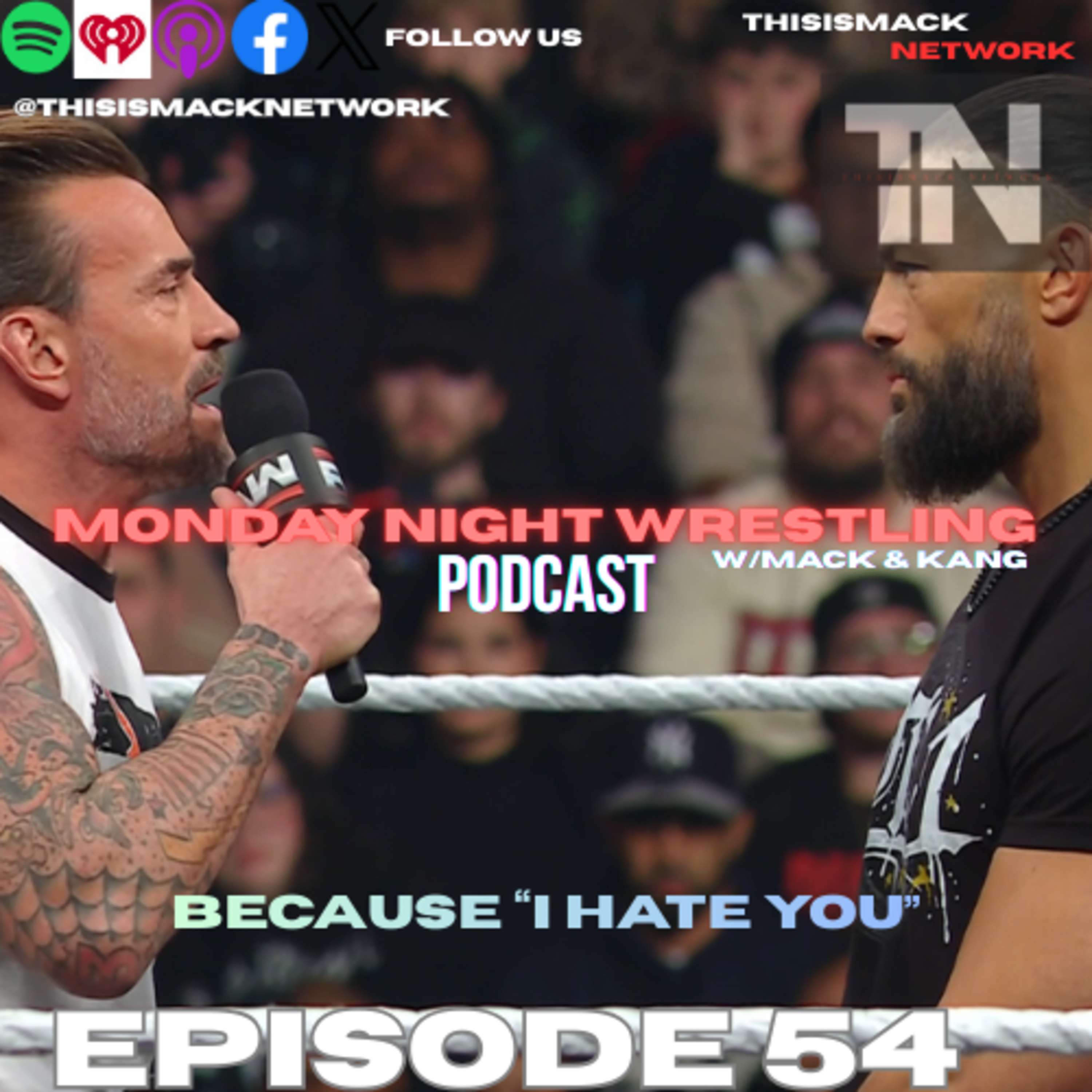 Monday Night Wrestling Ep054 | Because " I Hate You " episode artwork