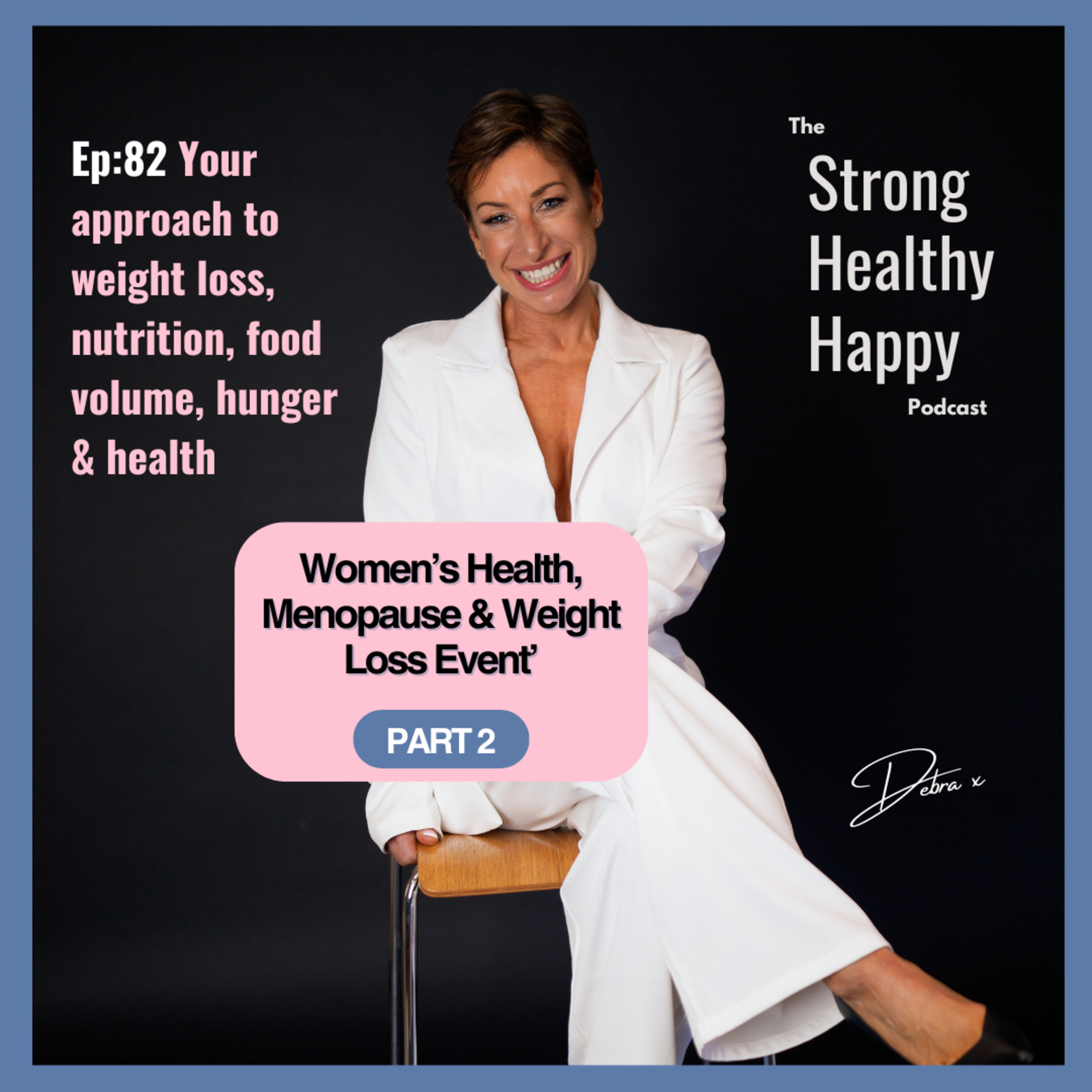 Ep:82 Your approach to weight loss, common dieting mistakes, nutrition, perceptions, hunger, weight loss & health goals. episode artwork