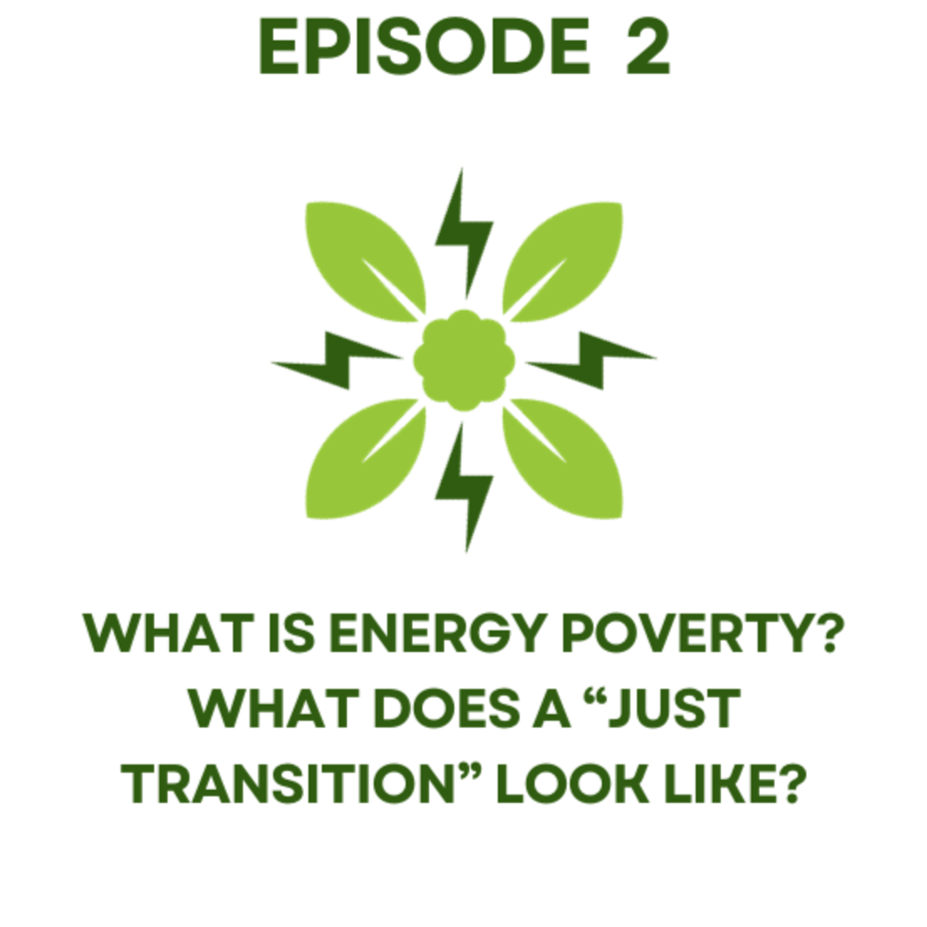 Ep 2 | What is Energy Poverty? What Does A "Just Transition" Look Like? episode artwork