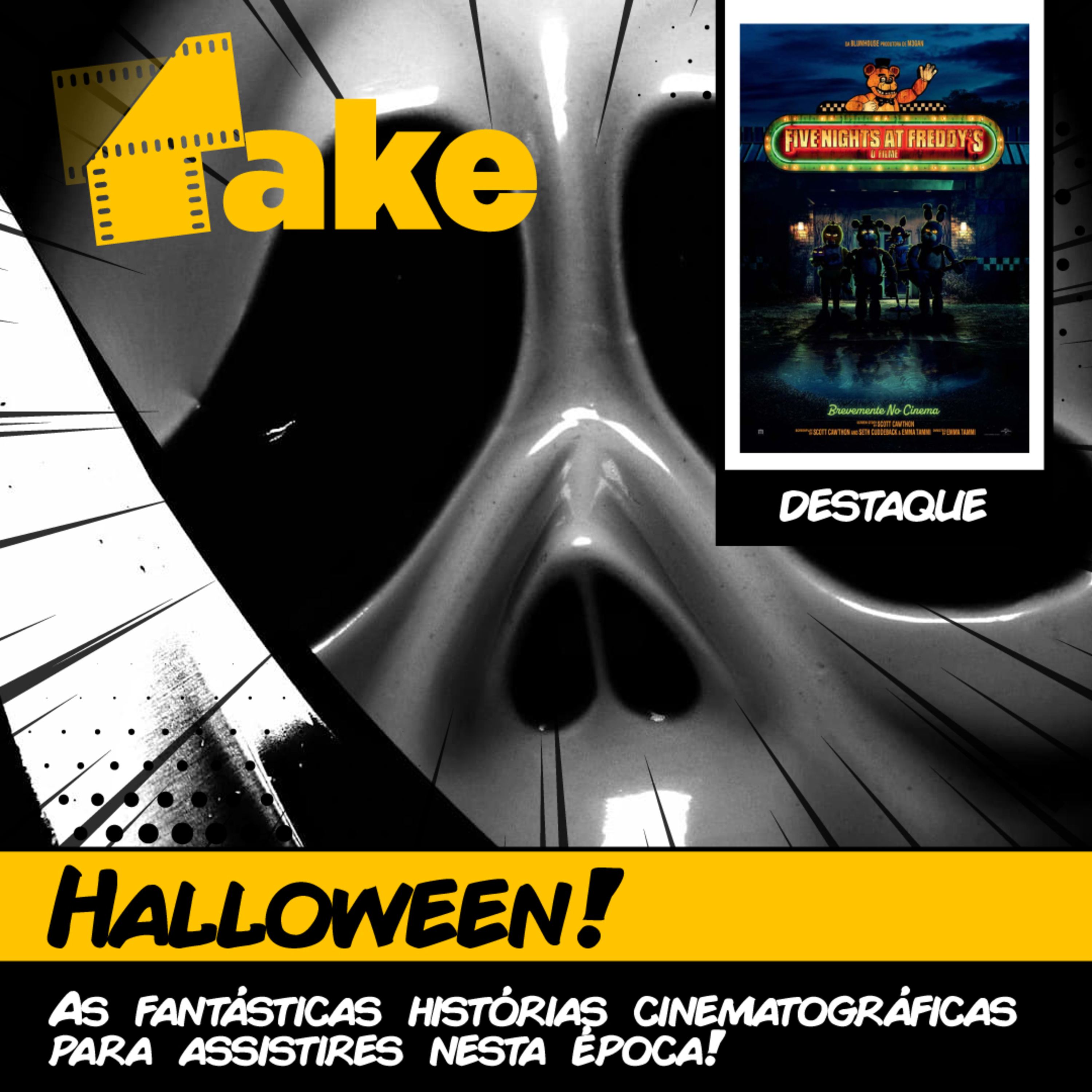 Ainda sobre o Halloween ft. Five Nights at Freddy's episode artwork