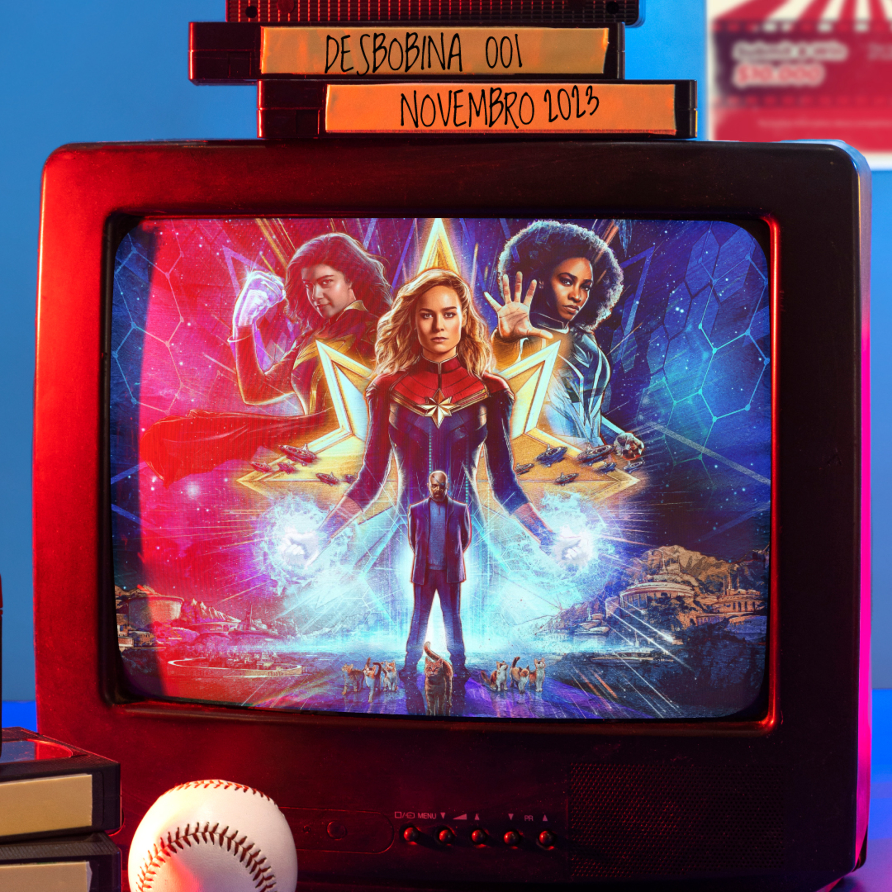 Desbobina Novembro c/ The Marvels episode artwork