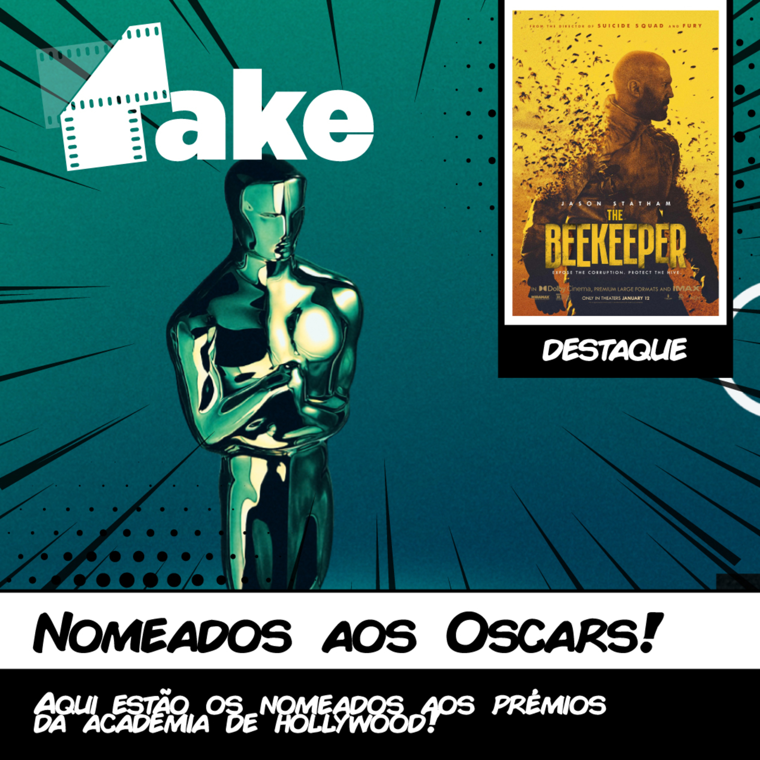 Nomeados aos Oscars ft. The Beekeeper episode artwork