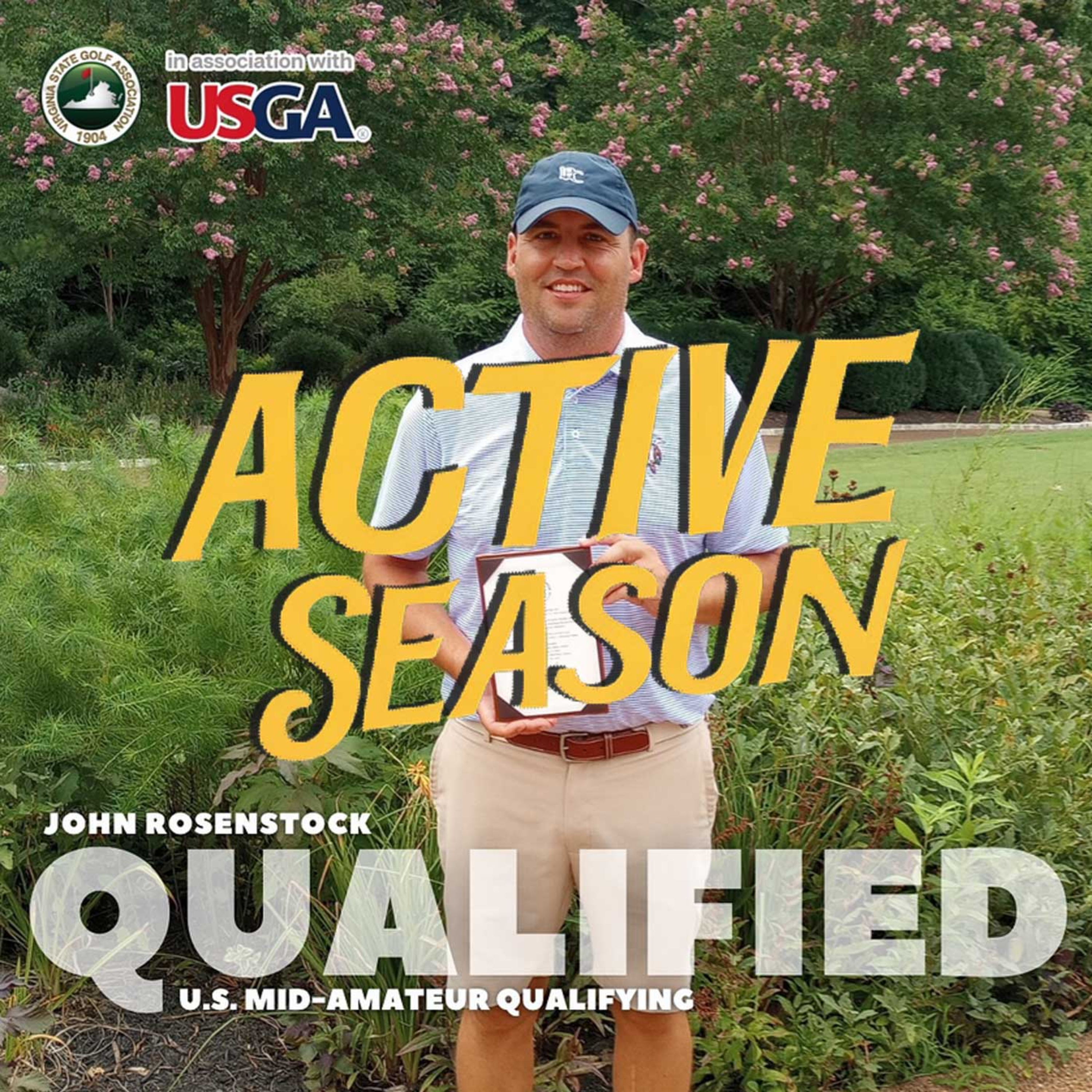John Rosenstock qualifies for the US Mid-Am