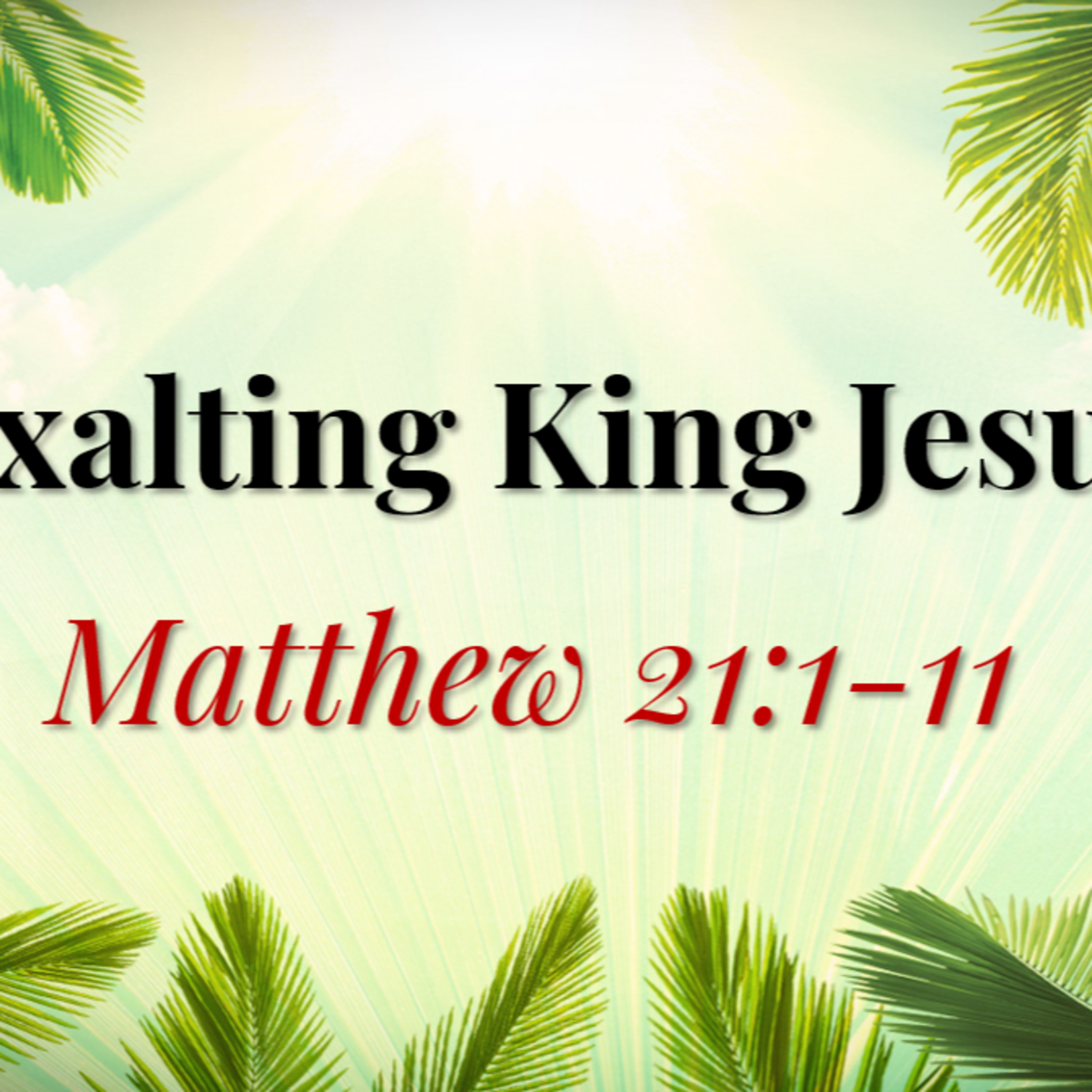 Exalting King Jesus episode artwork