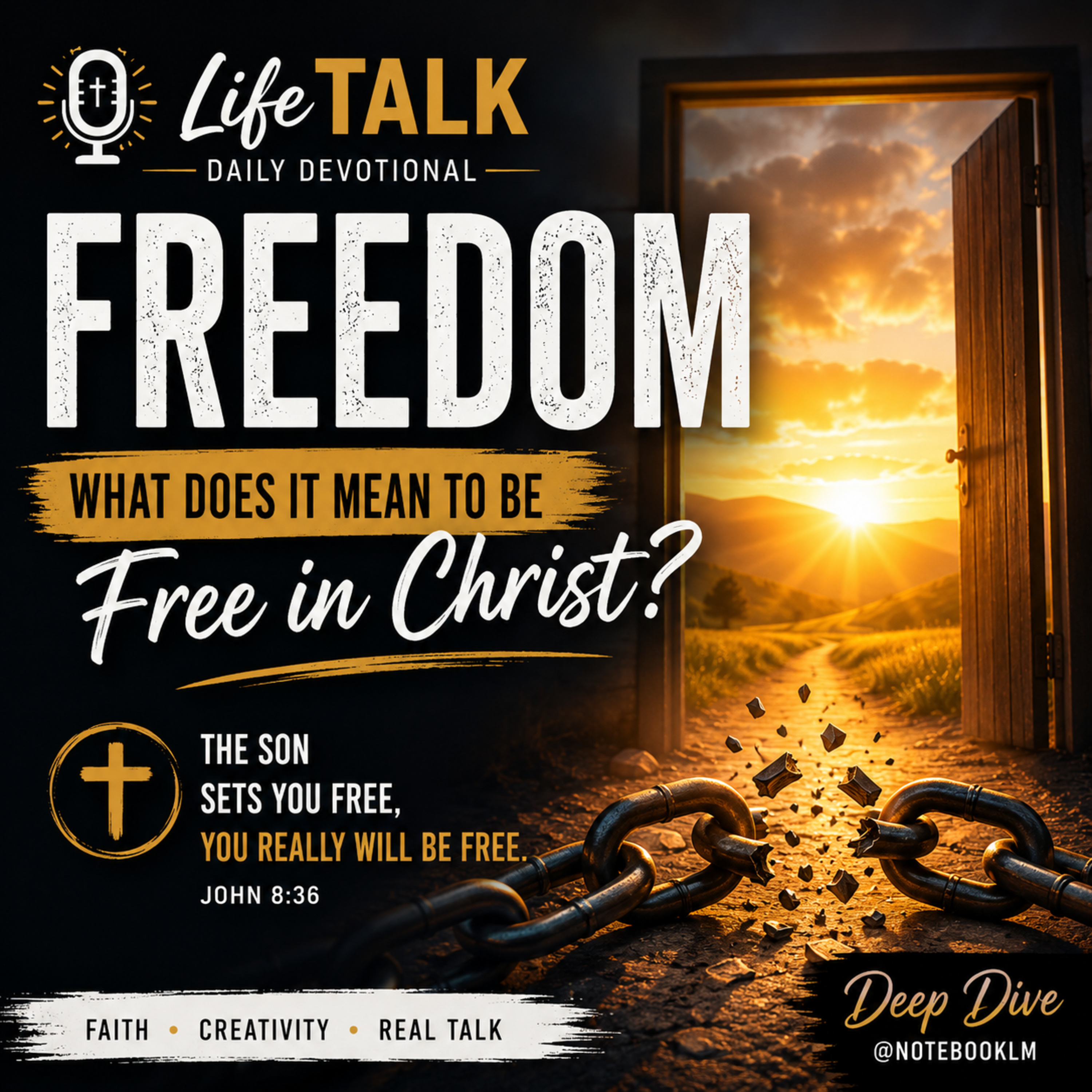 🔓 F R E E D O M | 🎙️ LifeTALK Daily Devotional - Deep Dive @NotebookLM episode artwork