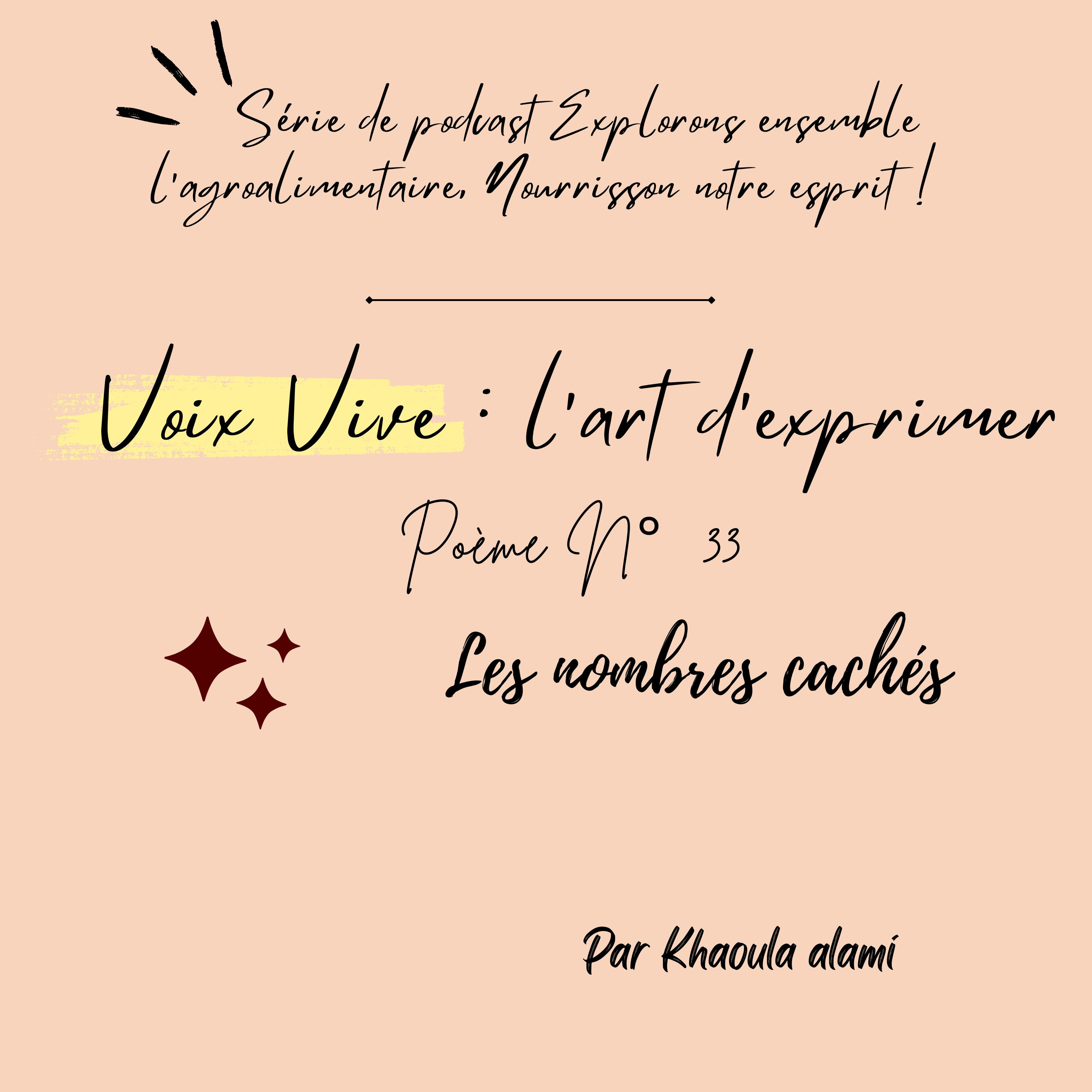 Poème N°33 : Les nombres cachés