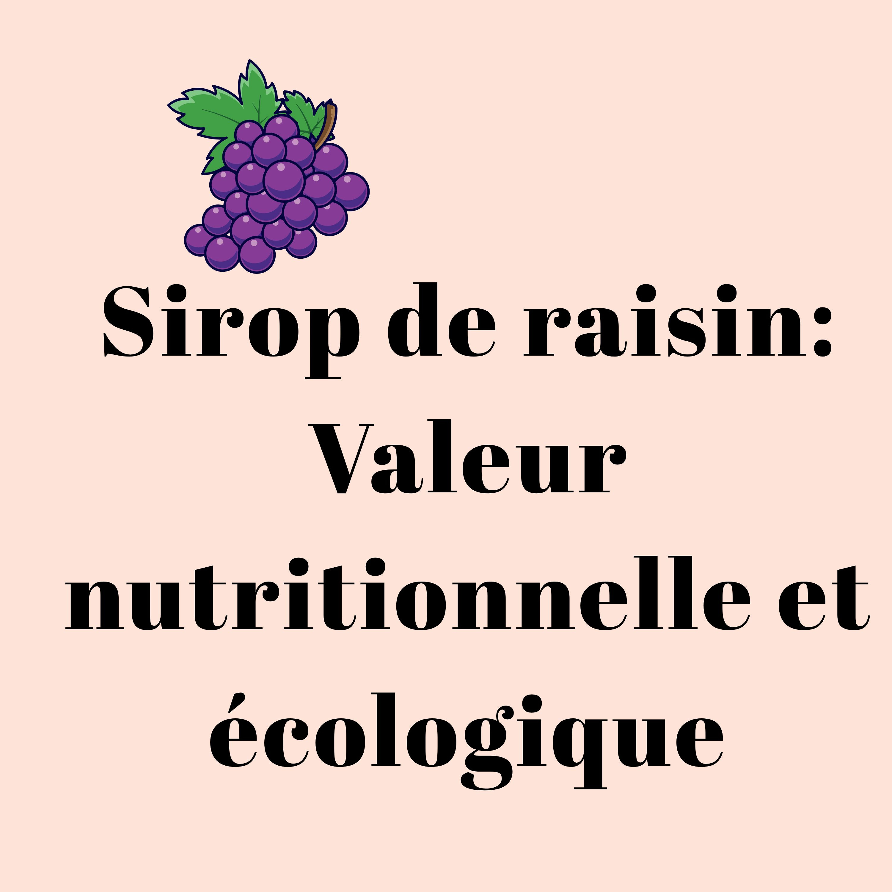 Sirop de raisin: Valeur nutritionnelle et écologique episode artwork
