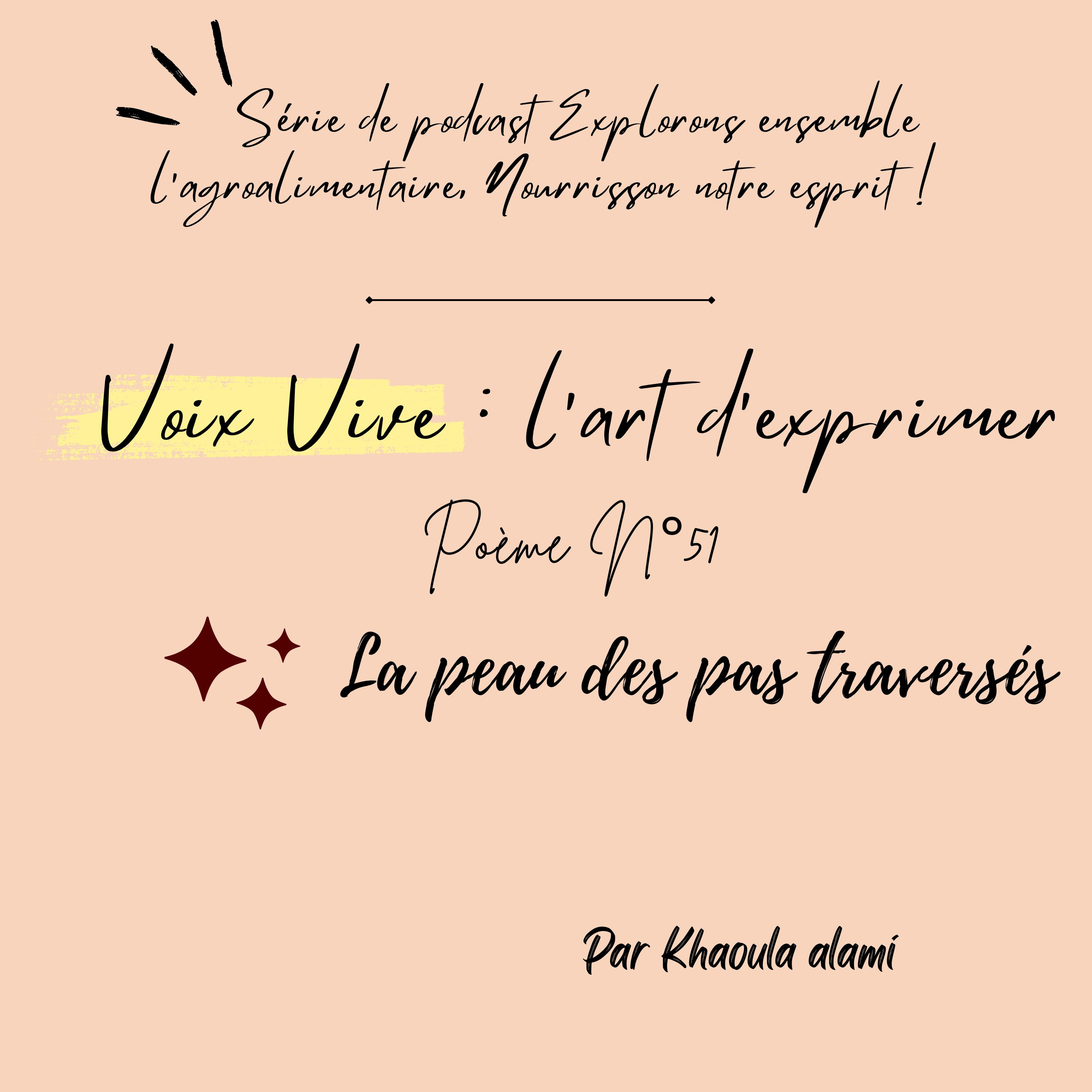 Poème N°51 : La peau des pas traversés episode artwork